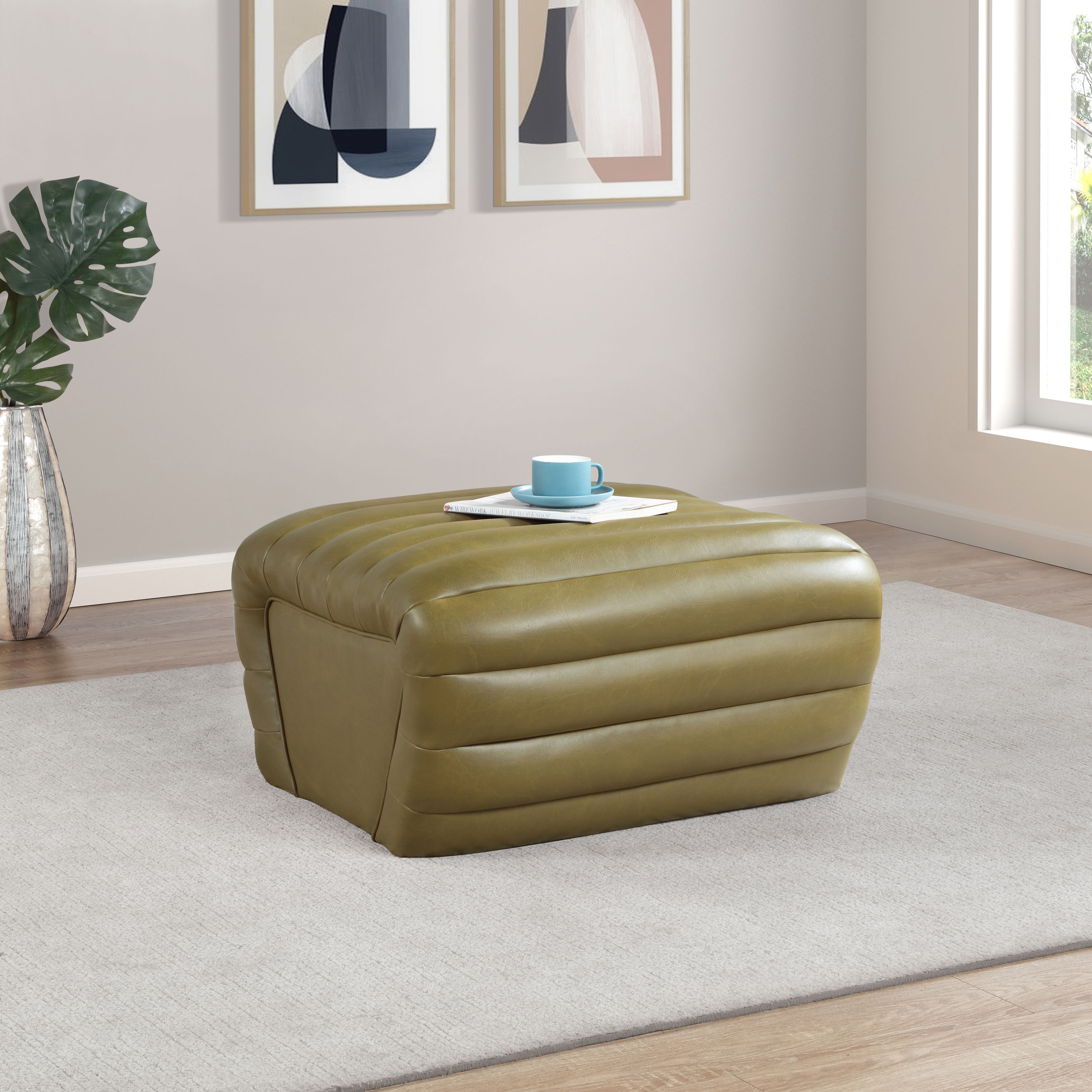 Vega - Ottoman - Olive