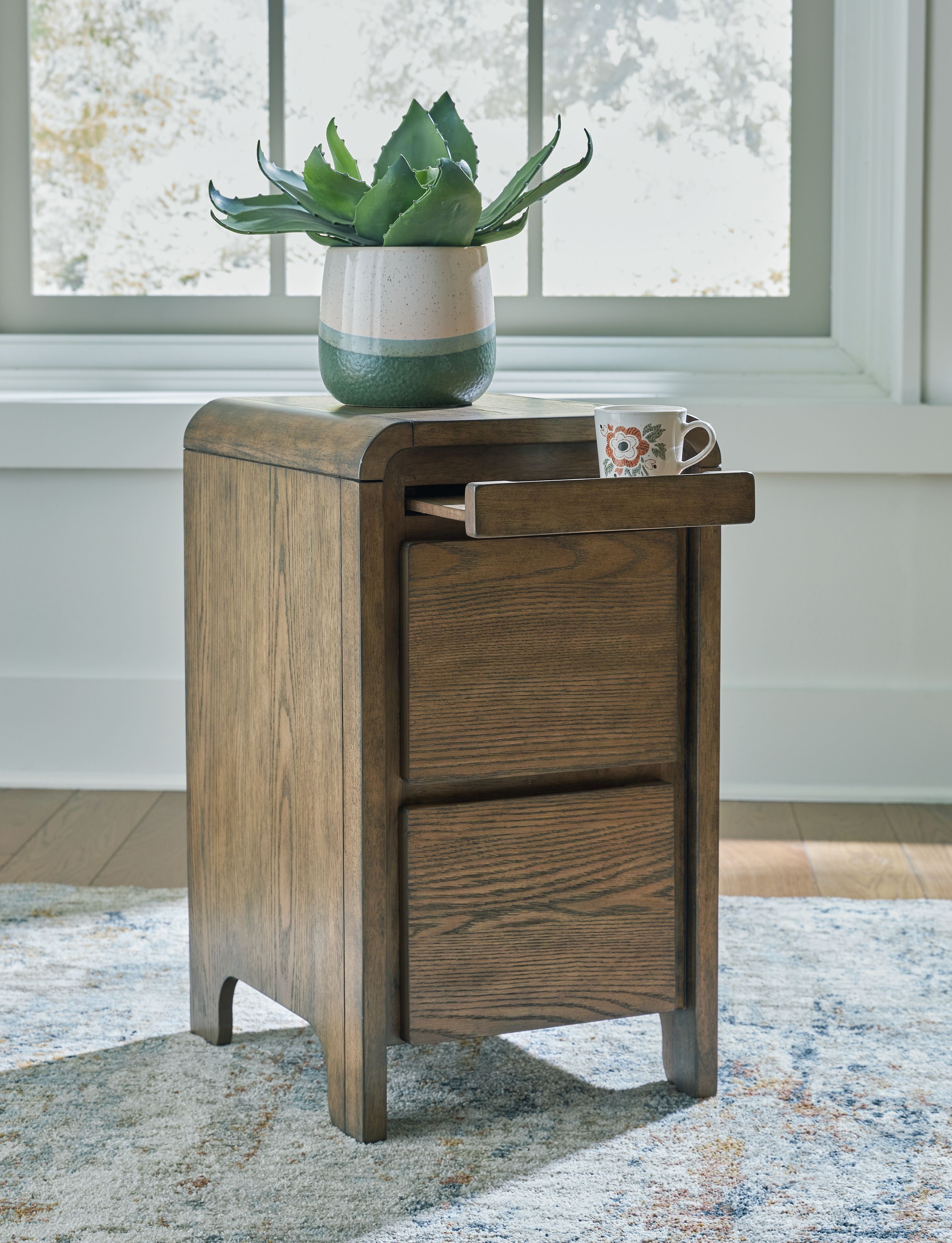 Ashley Furniture Jensworth - Accent Table - Brown - Image 7