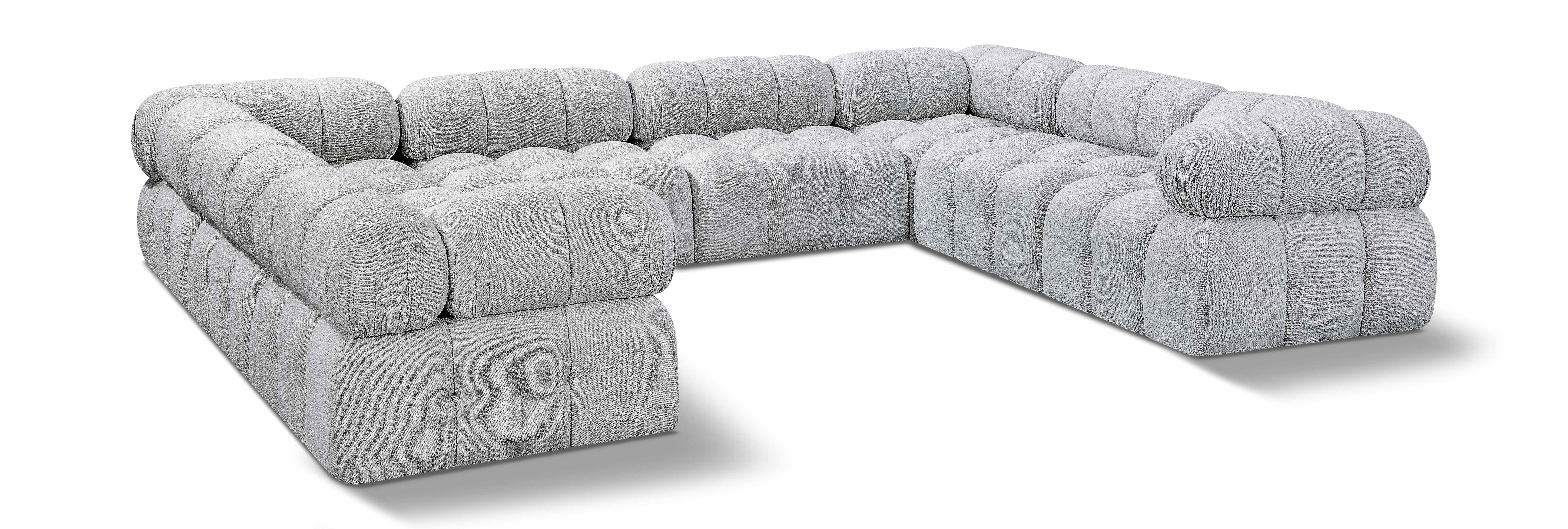 Ames - 8 Piece Modular Sectional - Gray