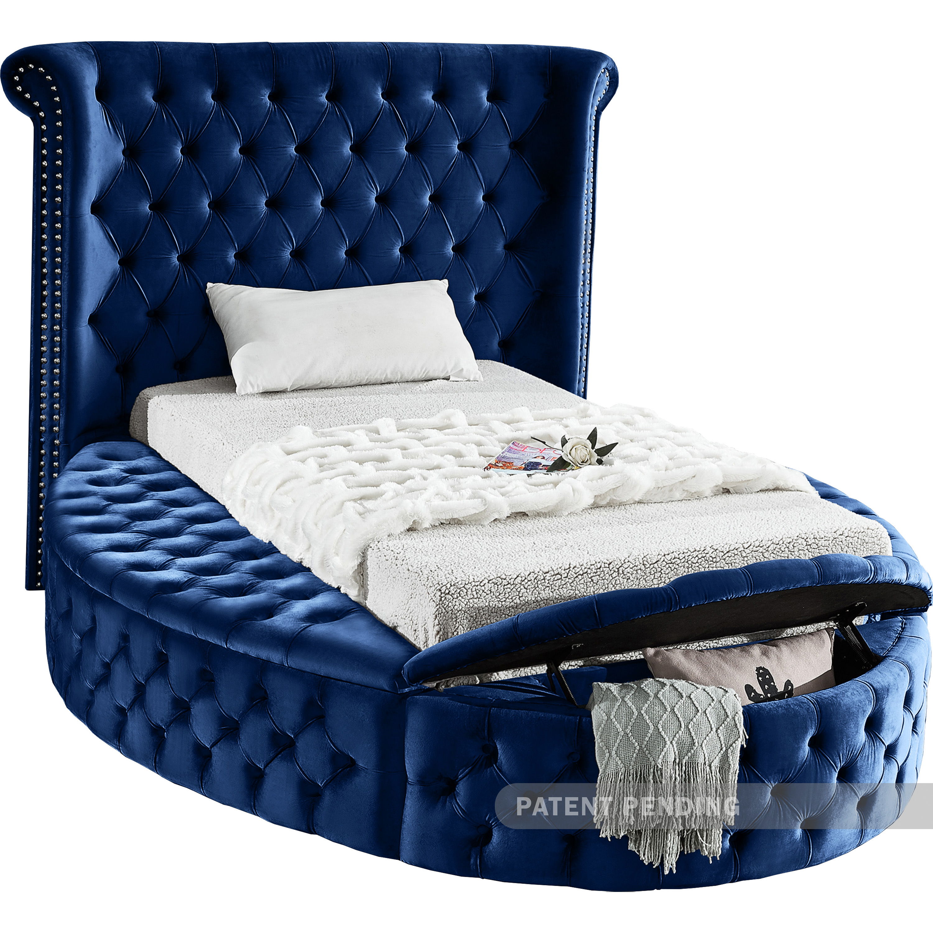 Luxus - Twin Bed - Navy