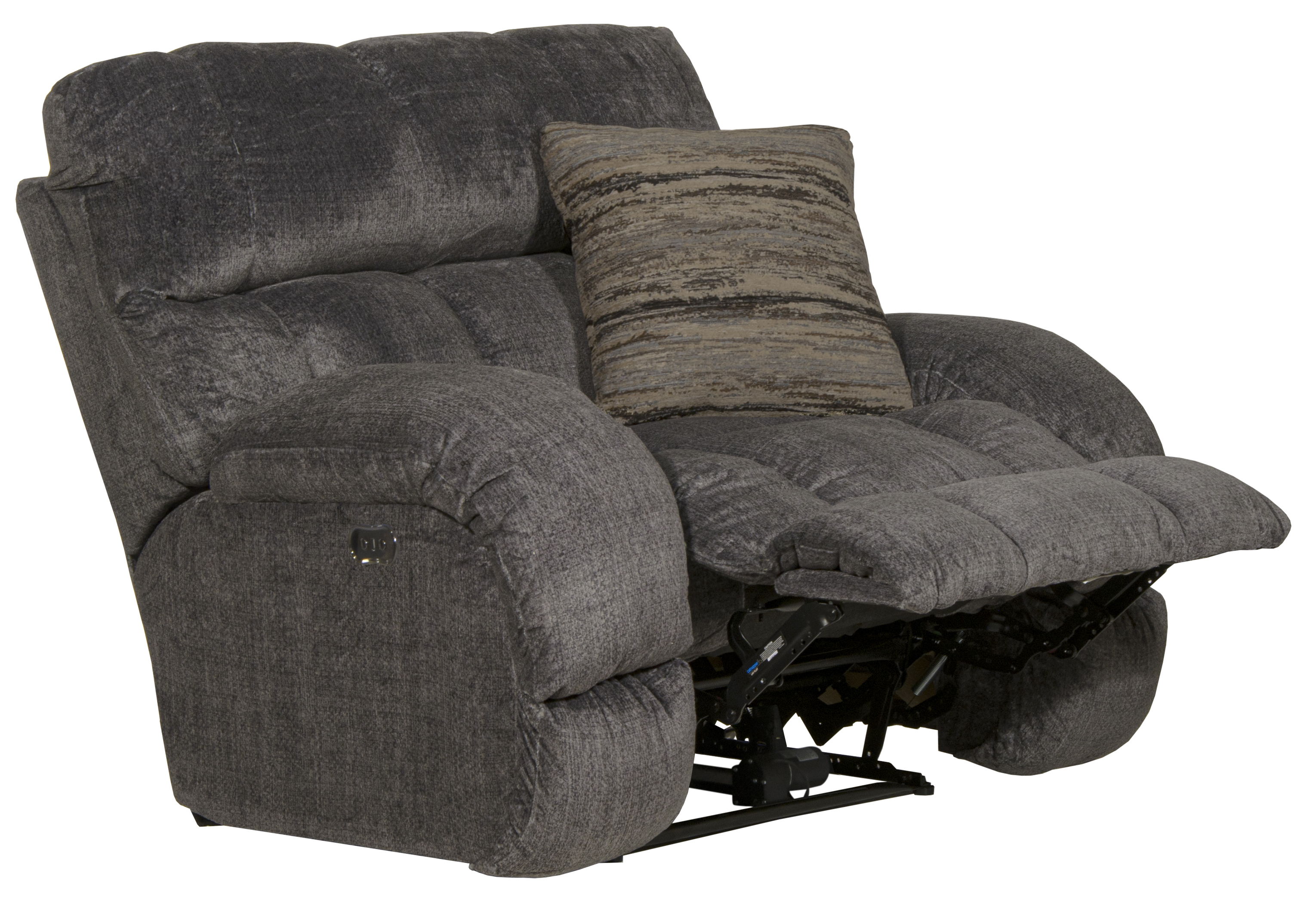 Ashland - Power Lay Flat Recliner - Granite