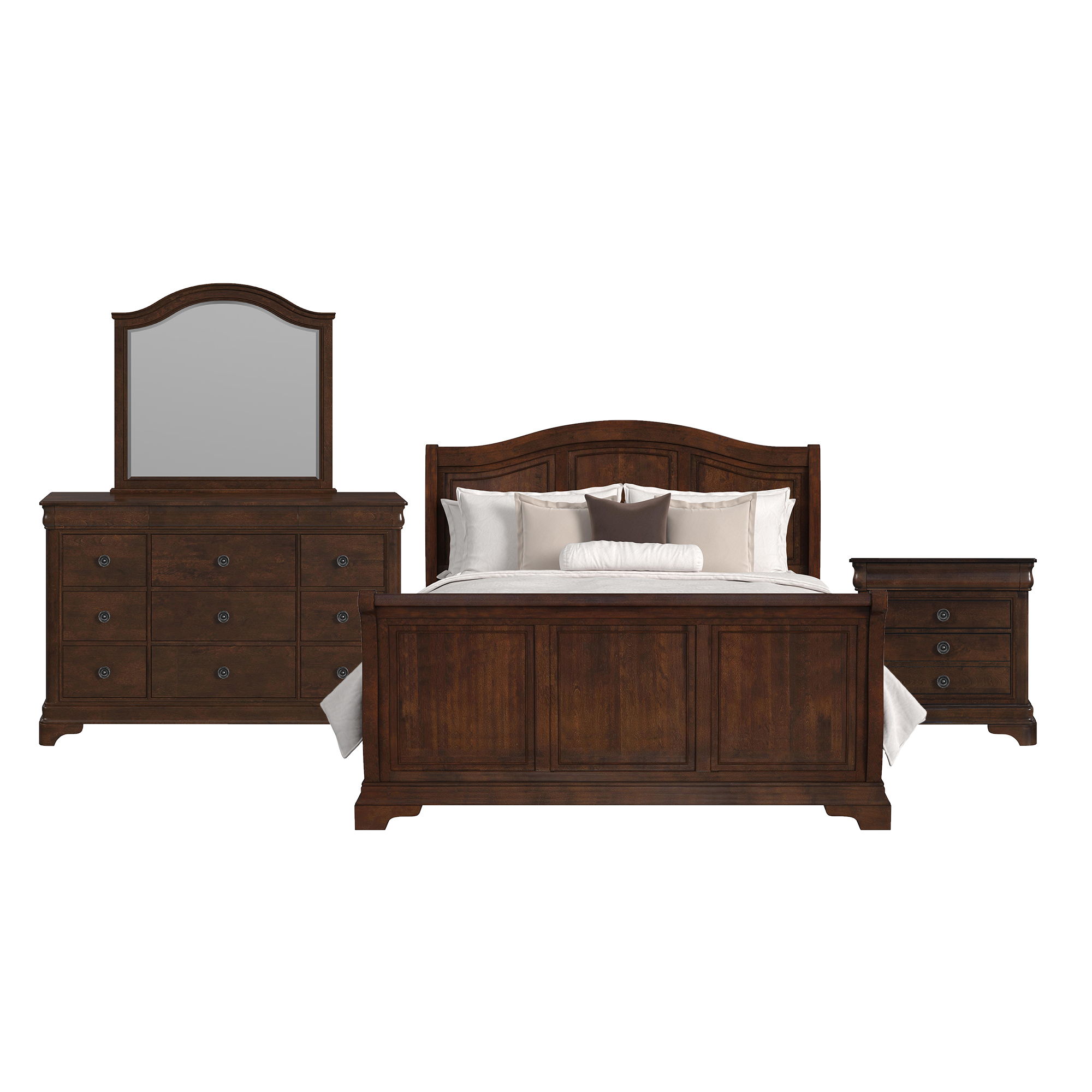 King · 4 Pc · Bedroom Set