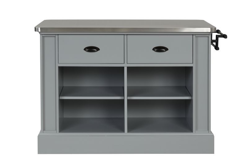 Urrur - Kitchen Island - Gray, gray, view 8