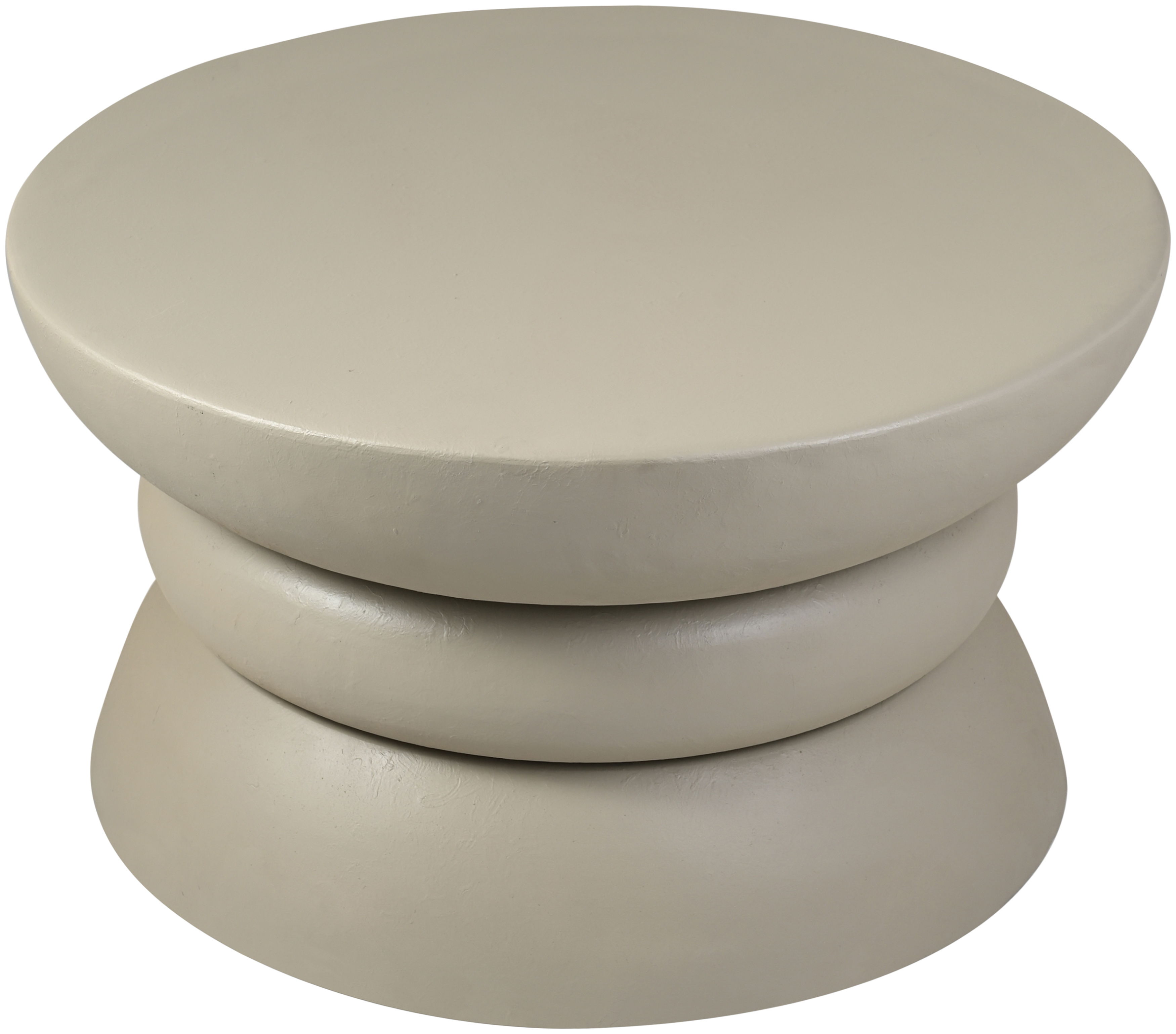 Collins - Aluminum Coffee Table - Taupe