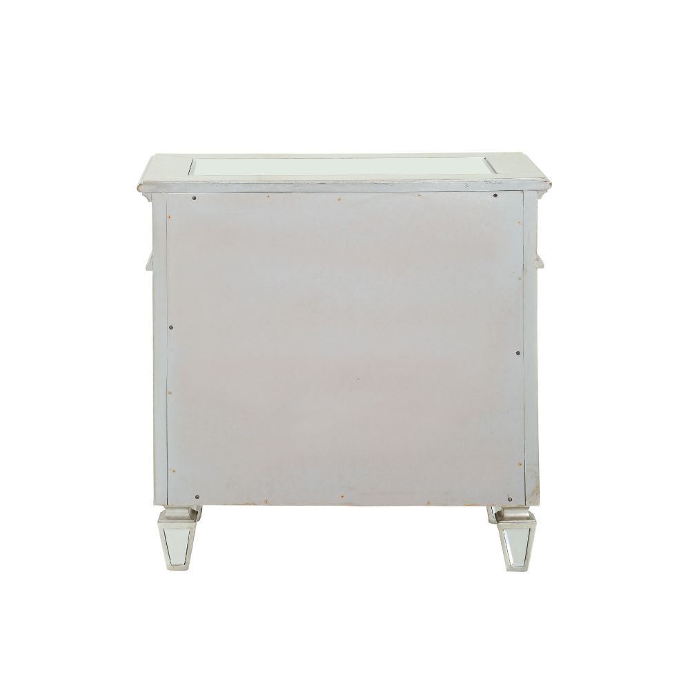 Varian - Nightstand - Mirrored, silver, view 3