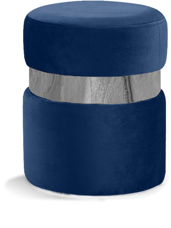 Hailey - Ottoman / Stool - Navy