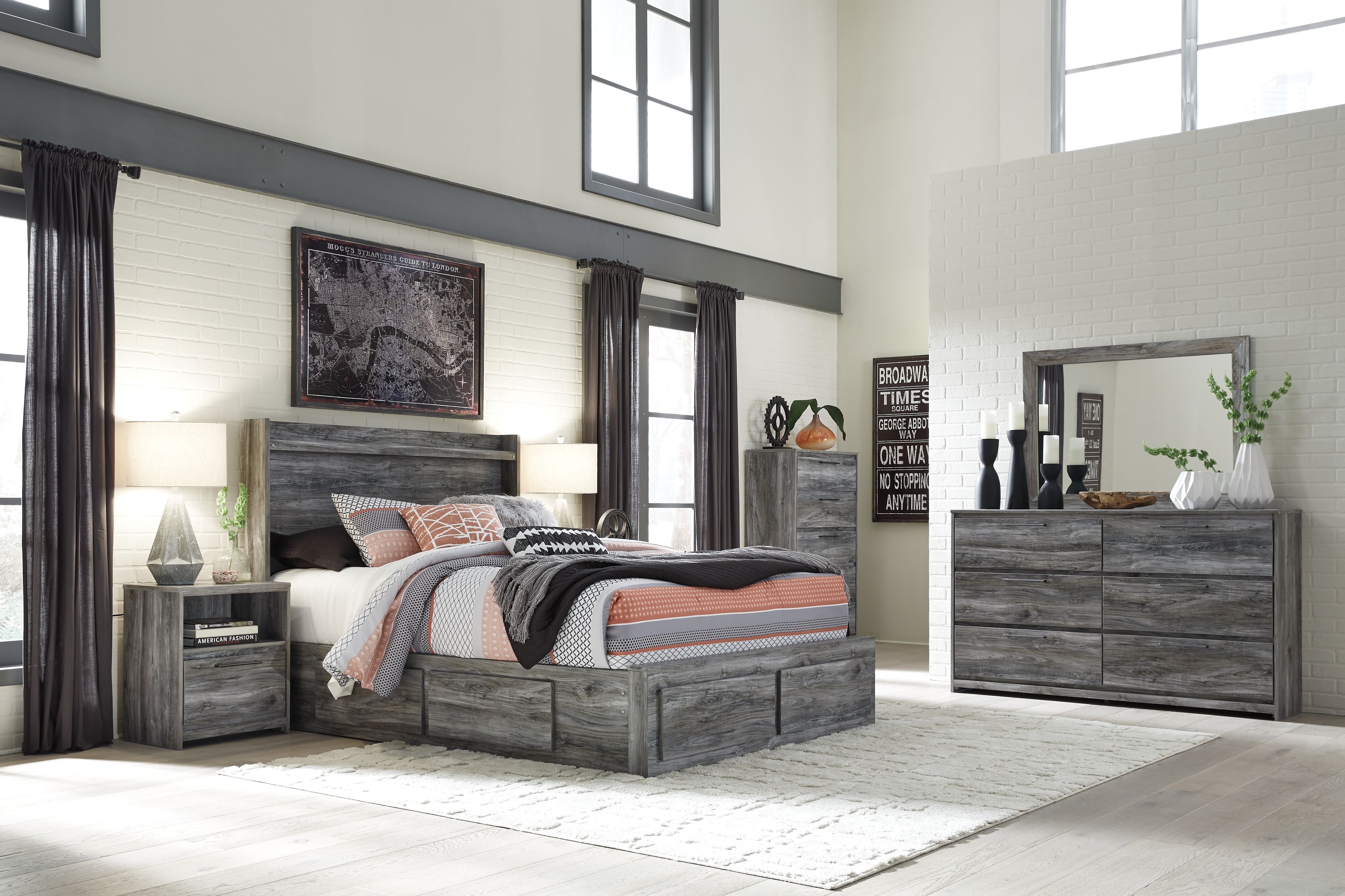 King · 7 Pc · Dresser, Mirror, King Bed