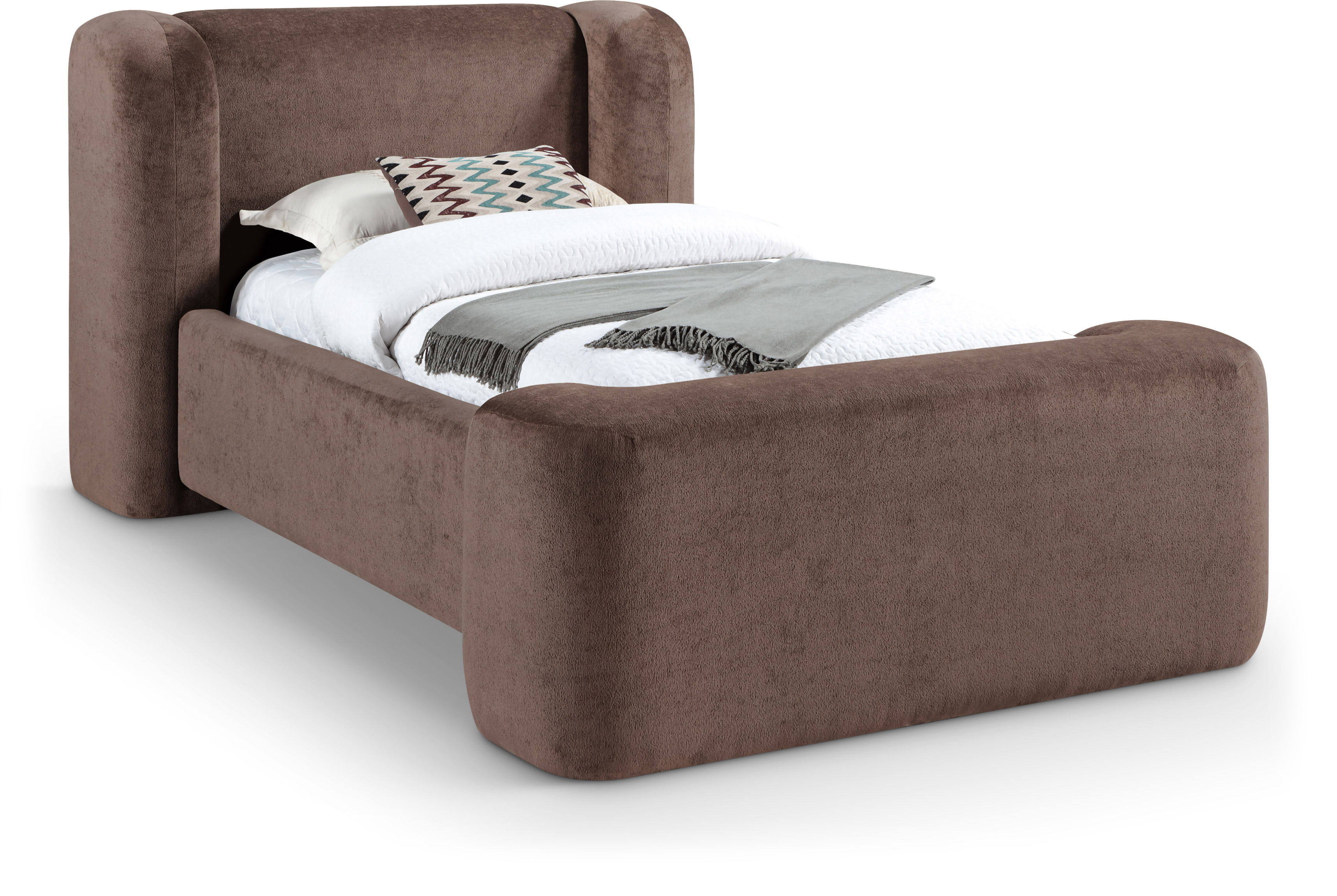 Modena - Twin Bed - Brown