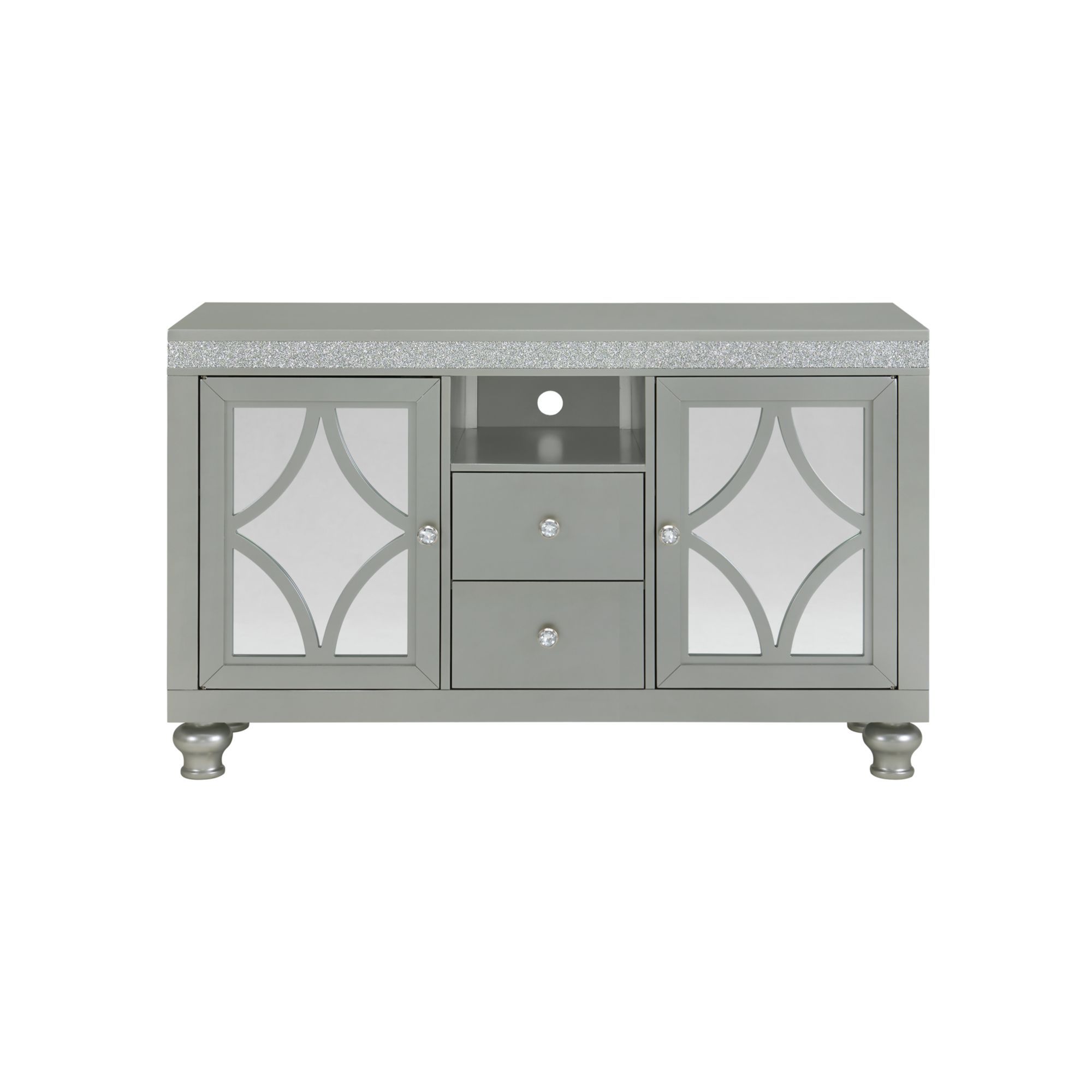 Avril - 60" TV Stand - Silver