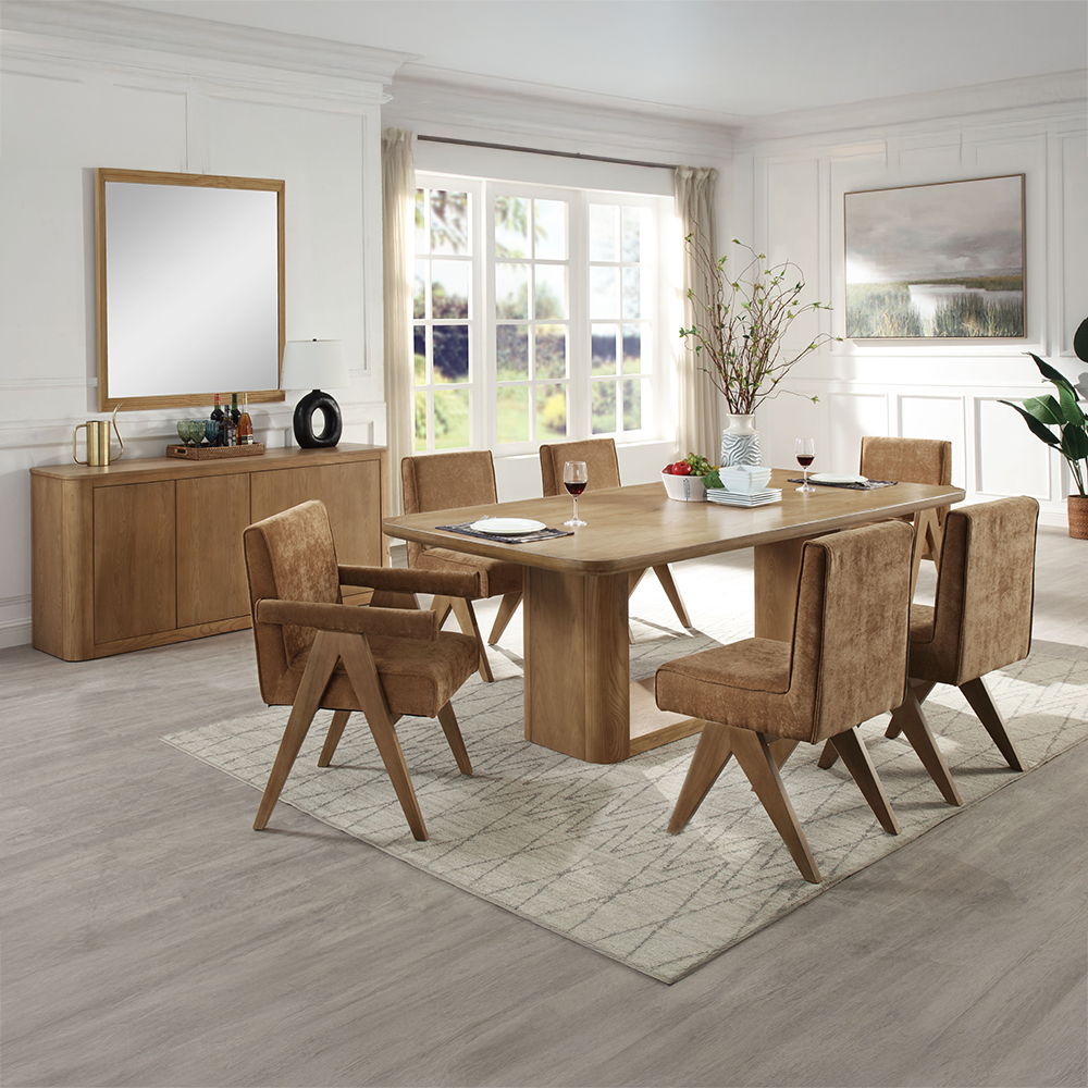 Zoey - Server - Oak, light brown, view 7
