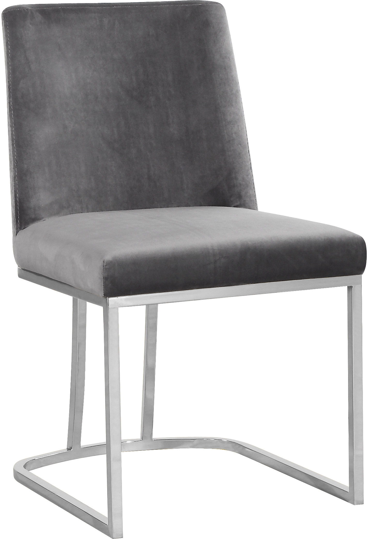Heidi - Dining Chair (Set of 2) - Gray - Fabric