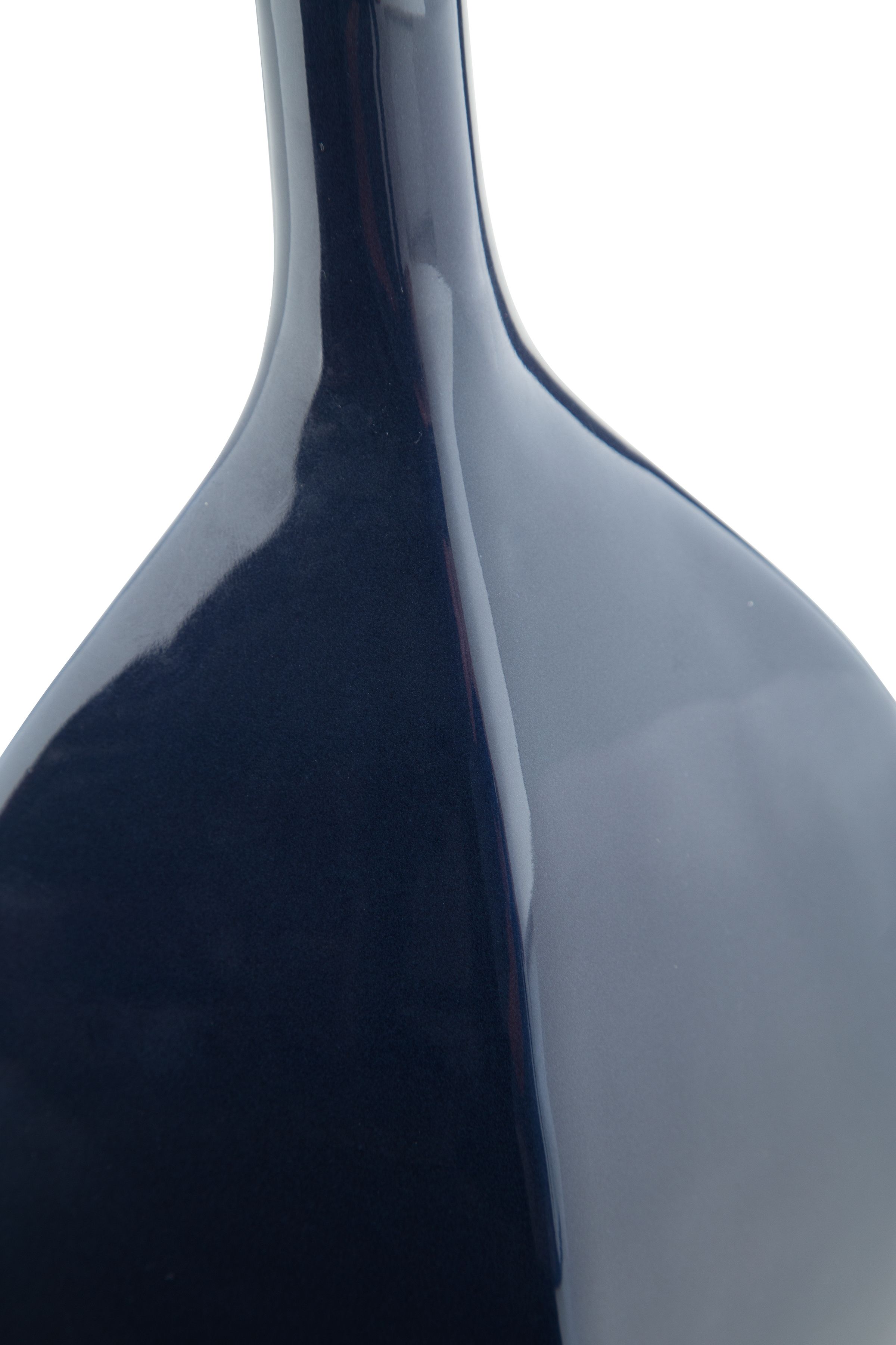 Abtinson - Indoor/Outdoor Vase - 12" - Navy, blue, view 4