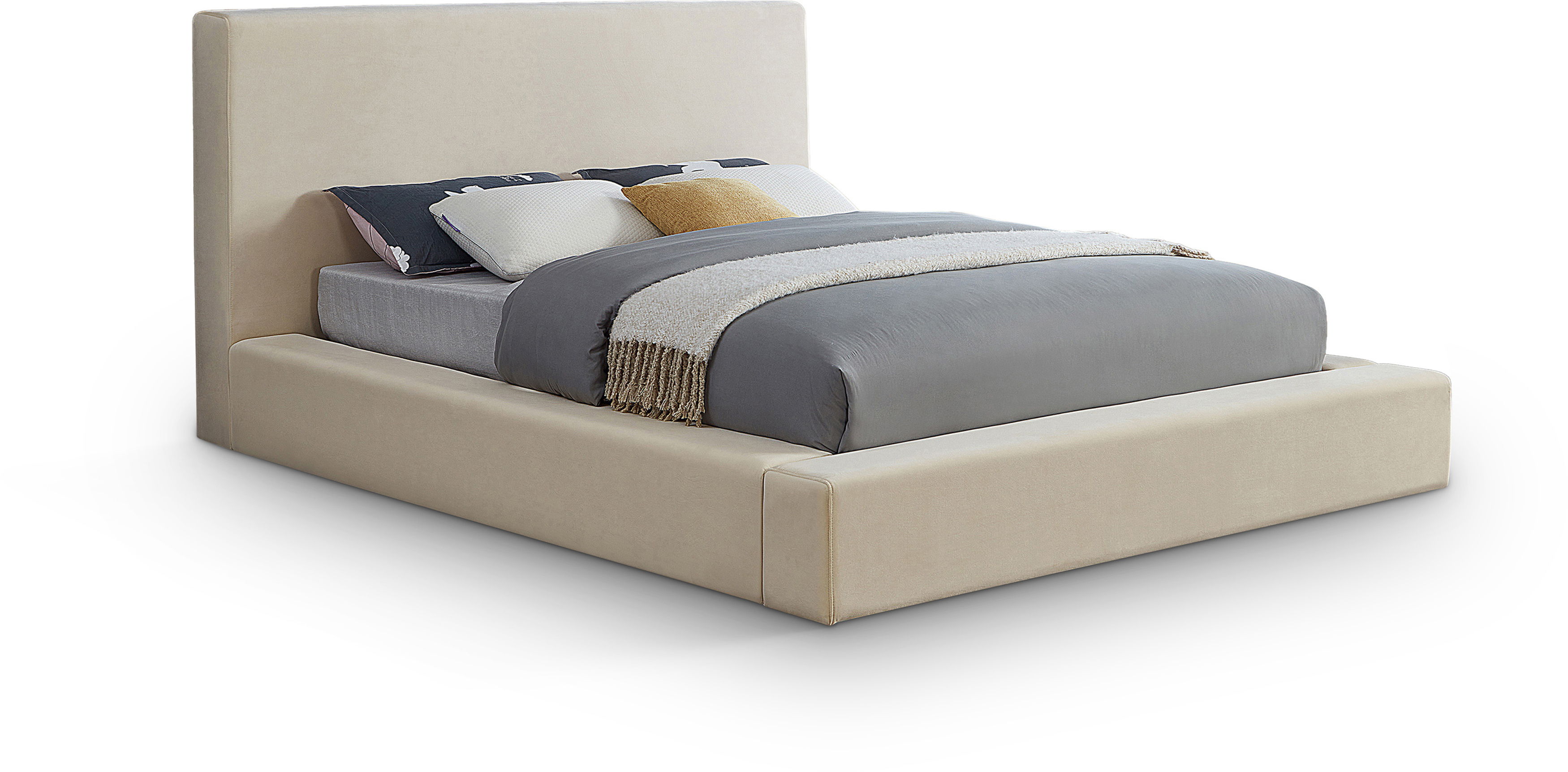 Dorian - Queen Bed - Cream