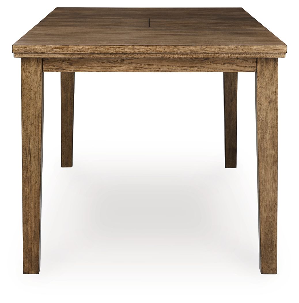 Ashley Furniture Urbinforte - Counter Height Dining Extension Table - Light Brown - Image 4