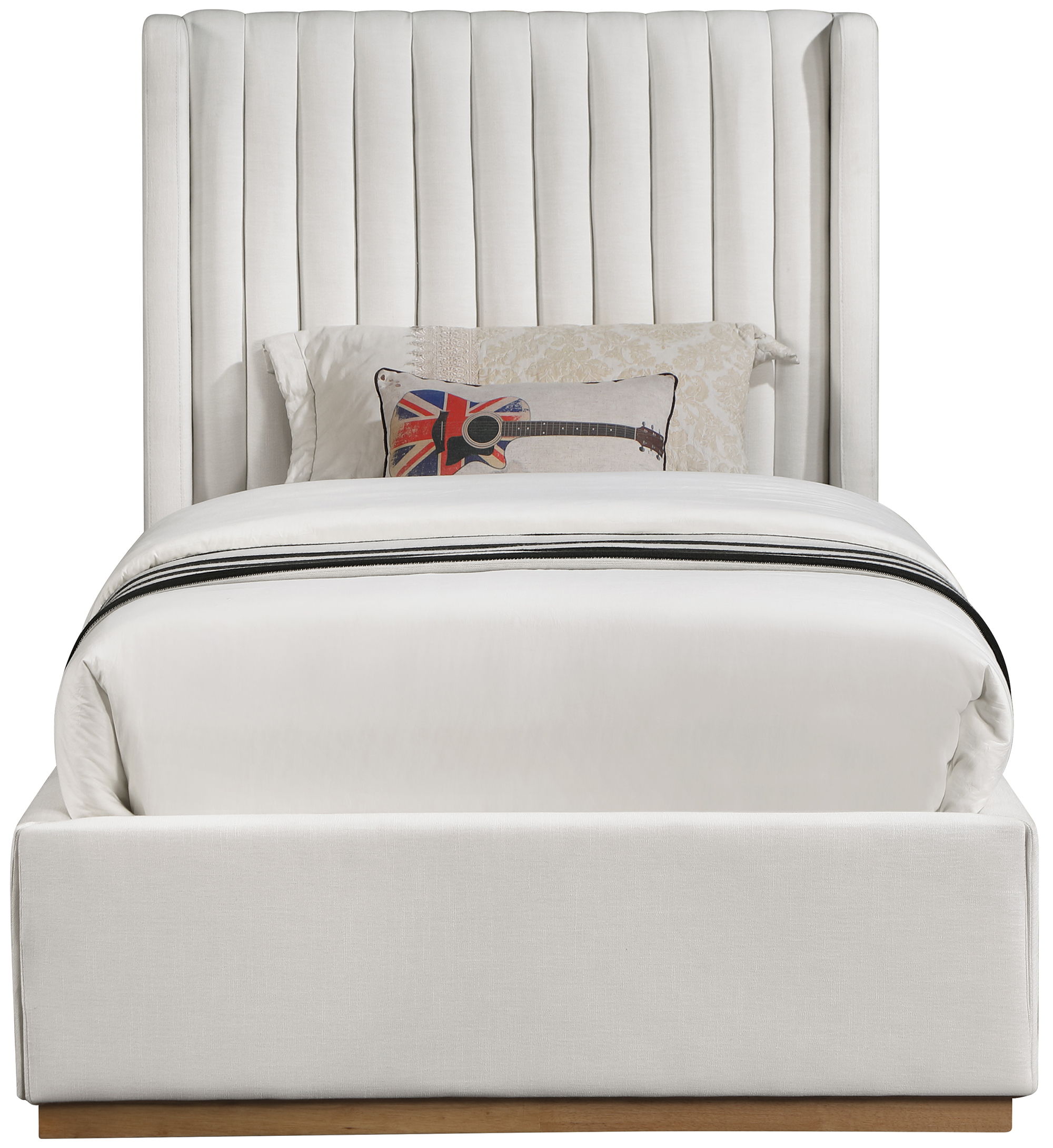Logan - Twin Bed - Cream