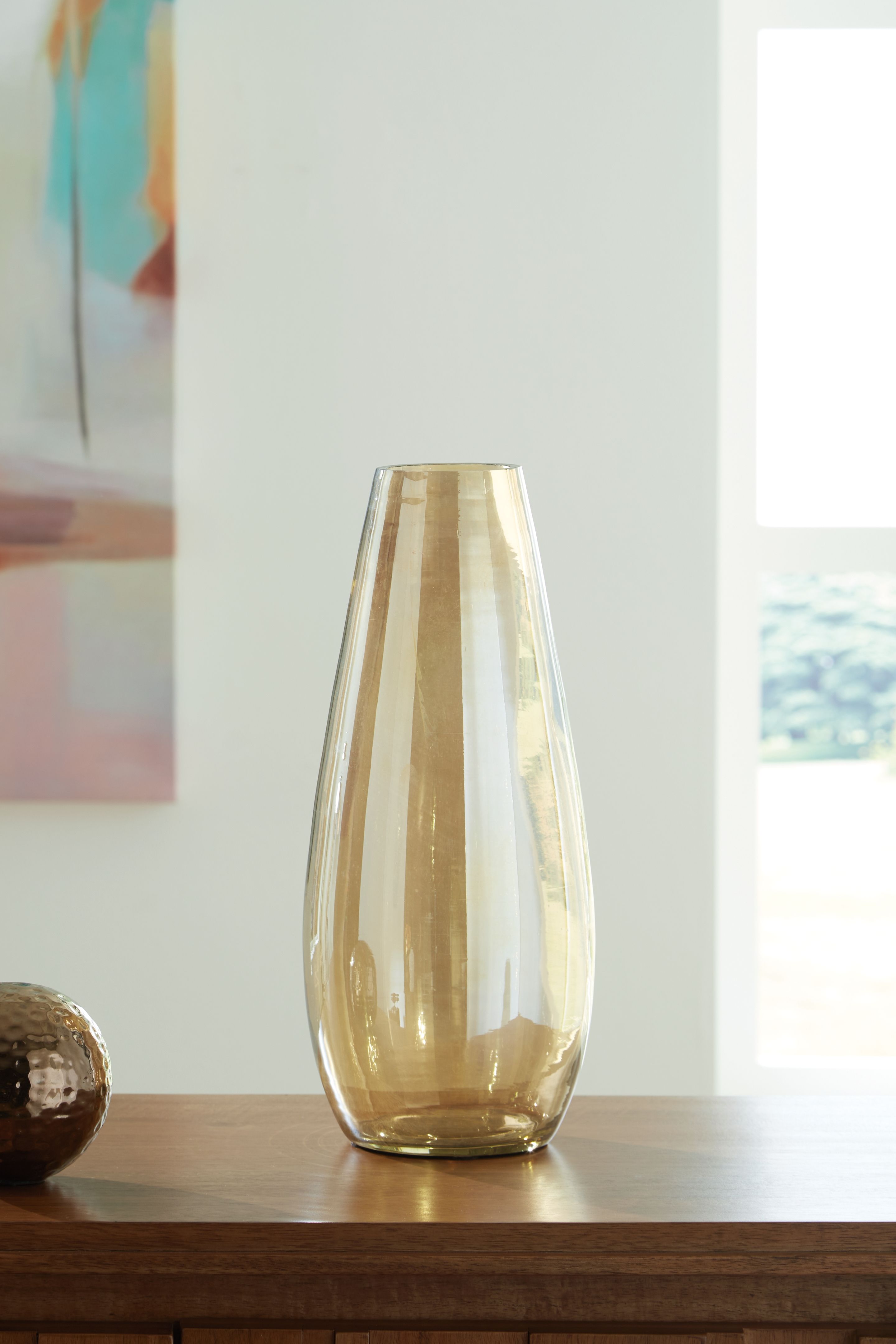 Rhettman - Vase - 15" - Amber