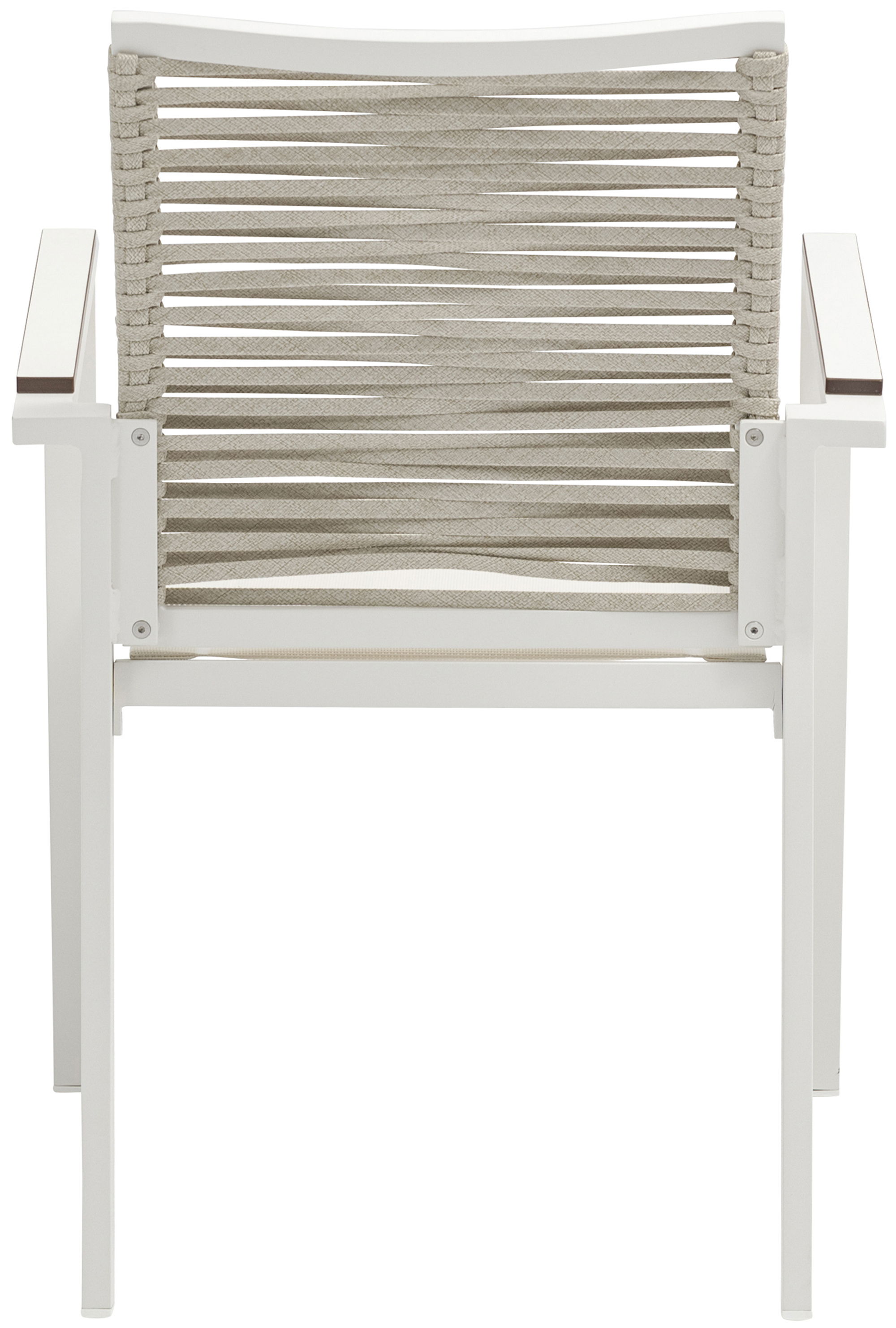Maldives - Rope Outdoor Patio Dining Arm Chair (Set of 2) - Beige
