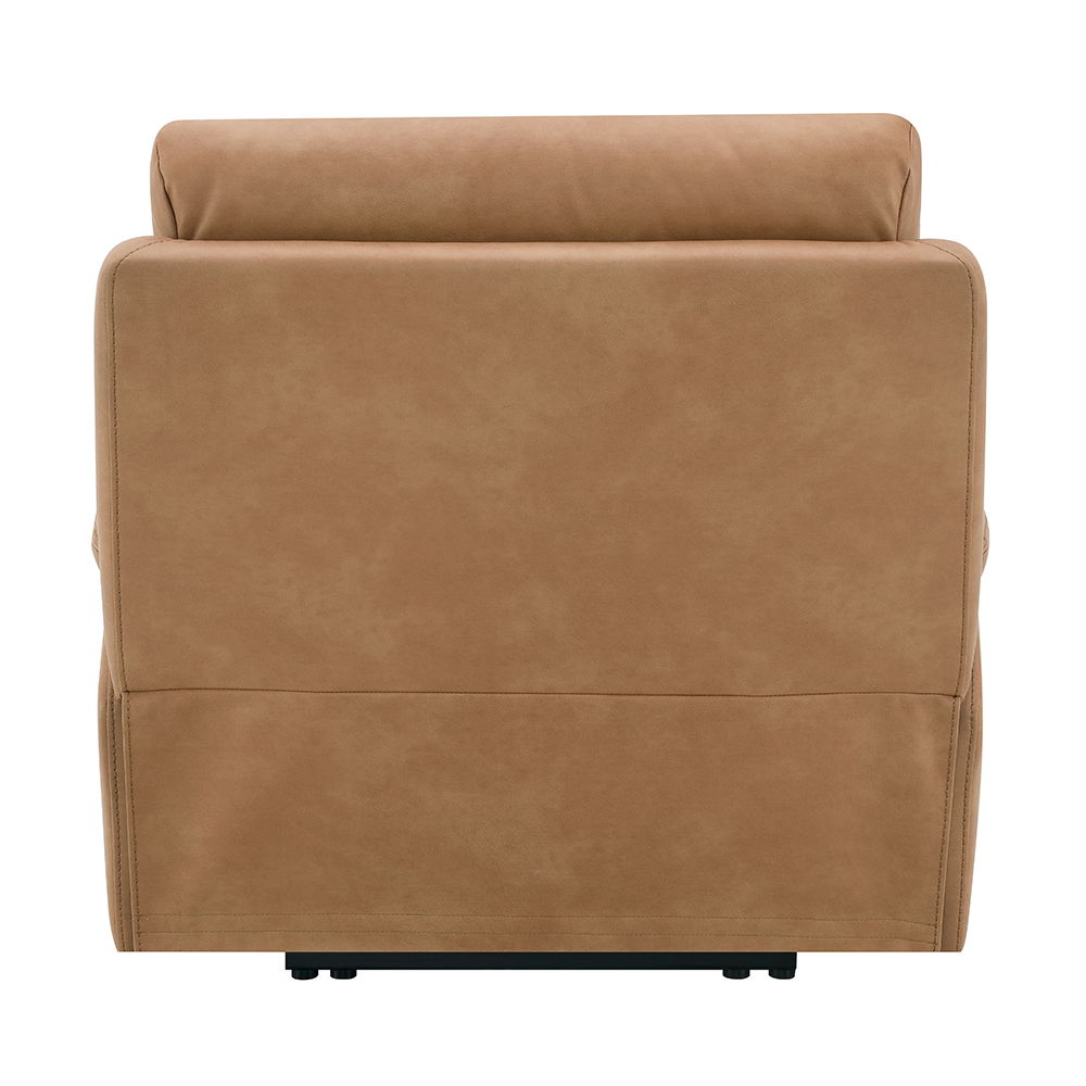 Chavis - Power Motion Recliner With USB & Power Headrest - Brown, light brown, view 5