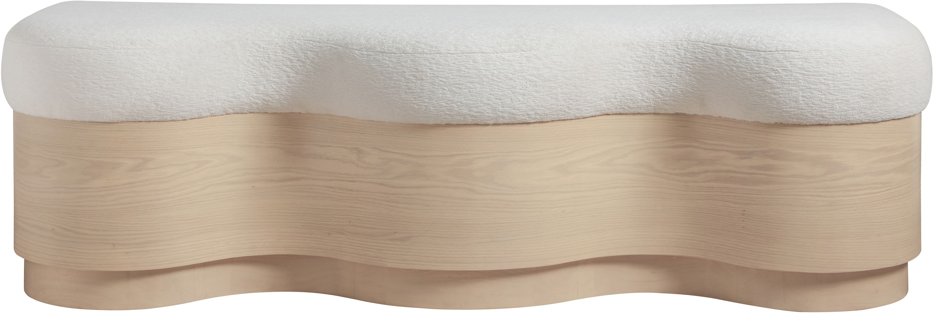 Savoy - Bench With Gold Base - Cream