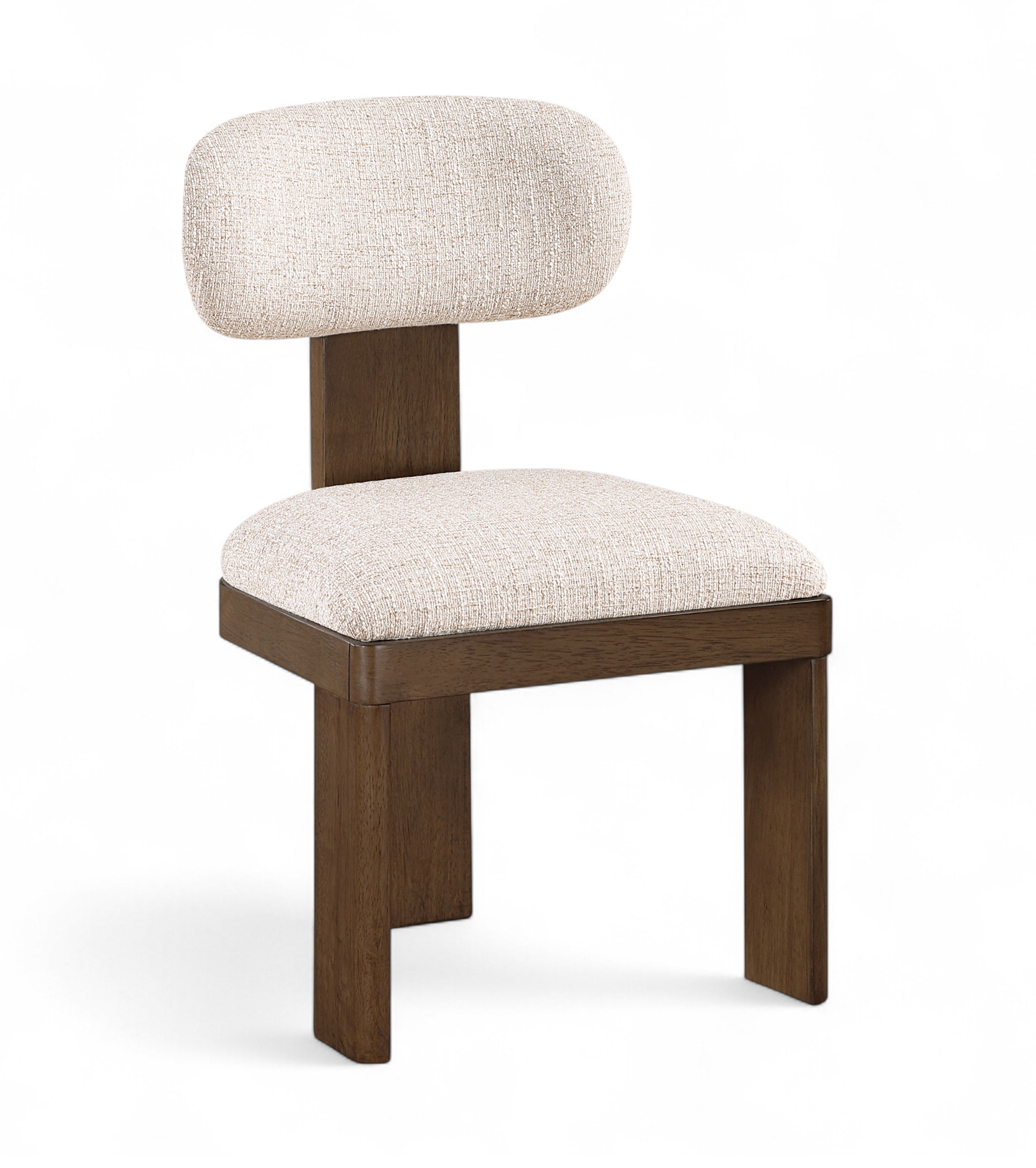 Timbra - Linen Textured Upholstered Dining Chair (Set of 2) - Beige