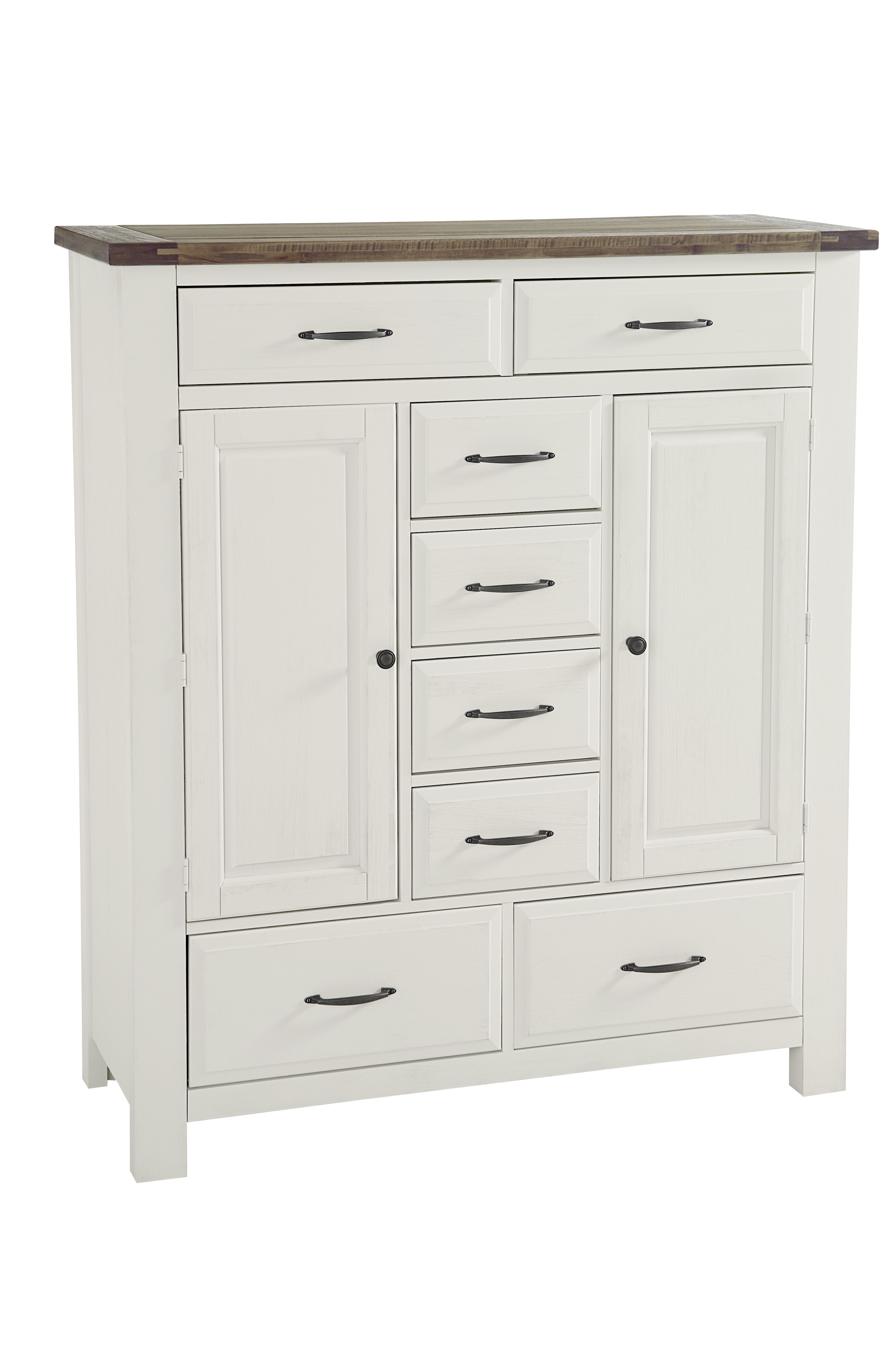 Vaughan-Bassett Maple Road - 8-Drawers Sweater Chest - Soft White