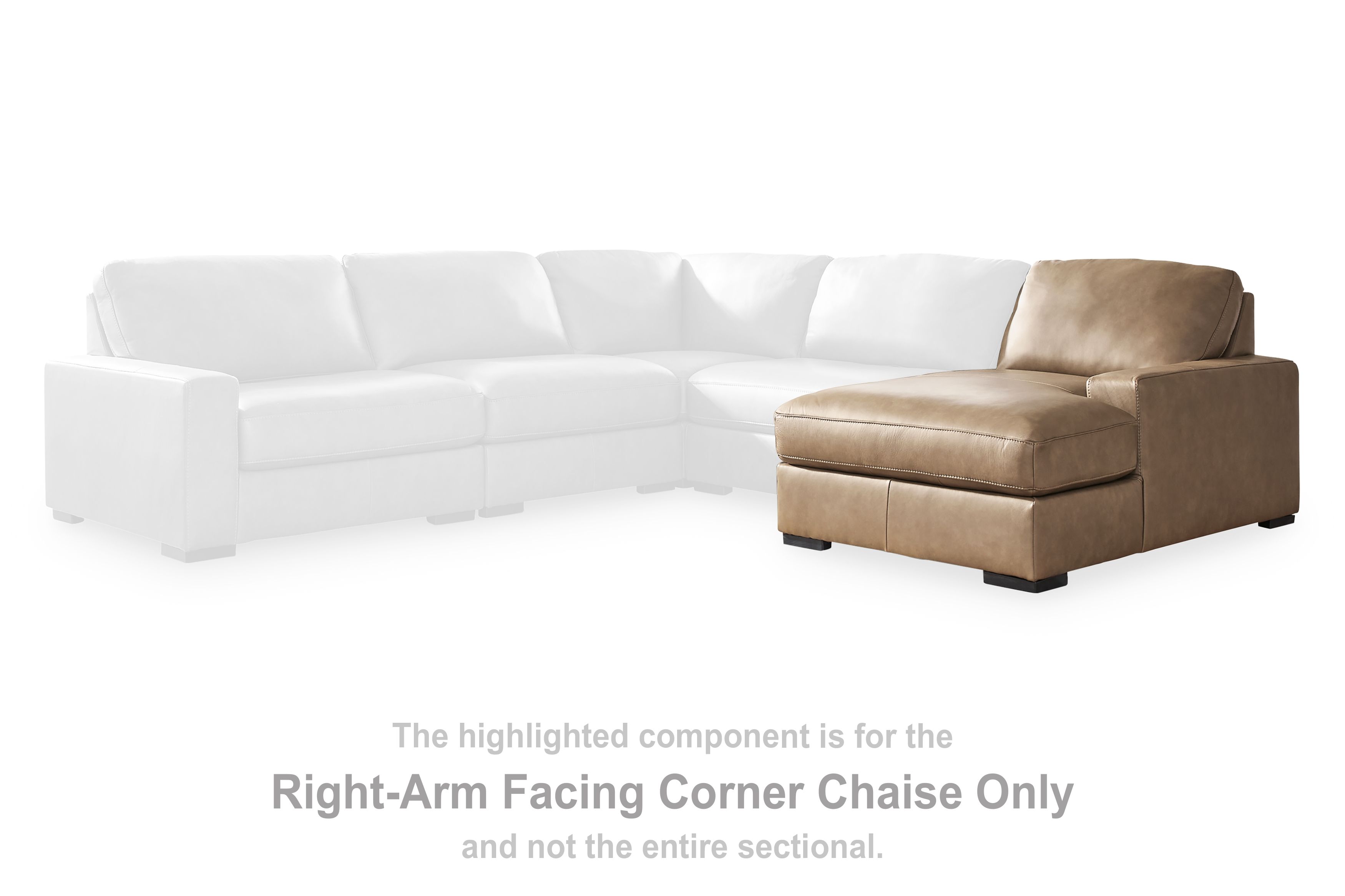 Veronella - RAF Corner Chaise - Sahara