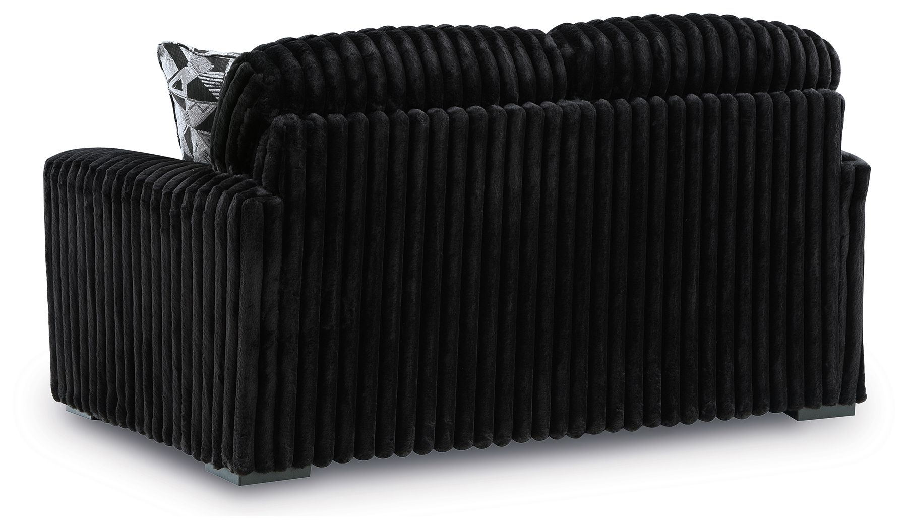 Ashley Furniture Midnight-Madness - Loveseat - Onyx - Image 4