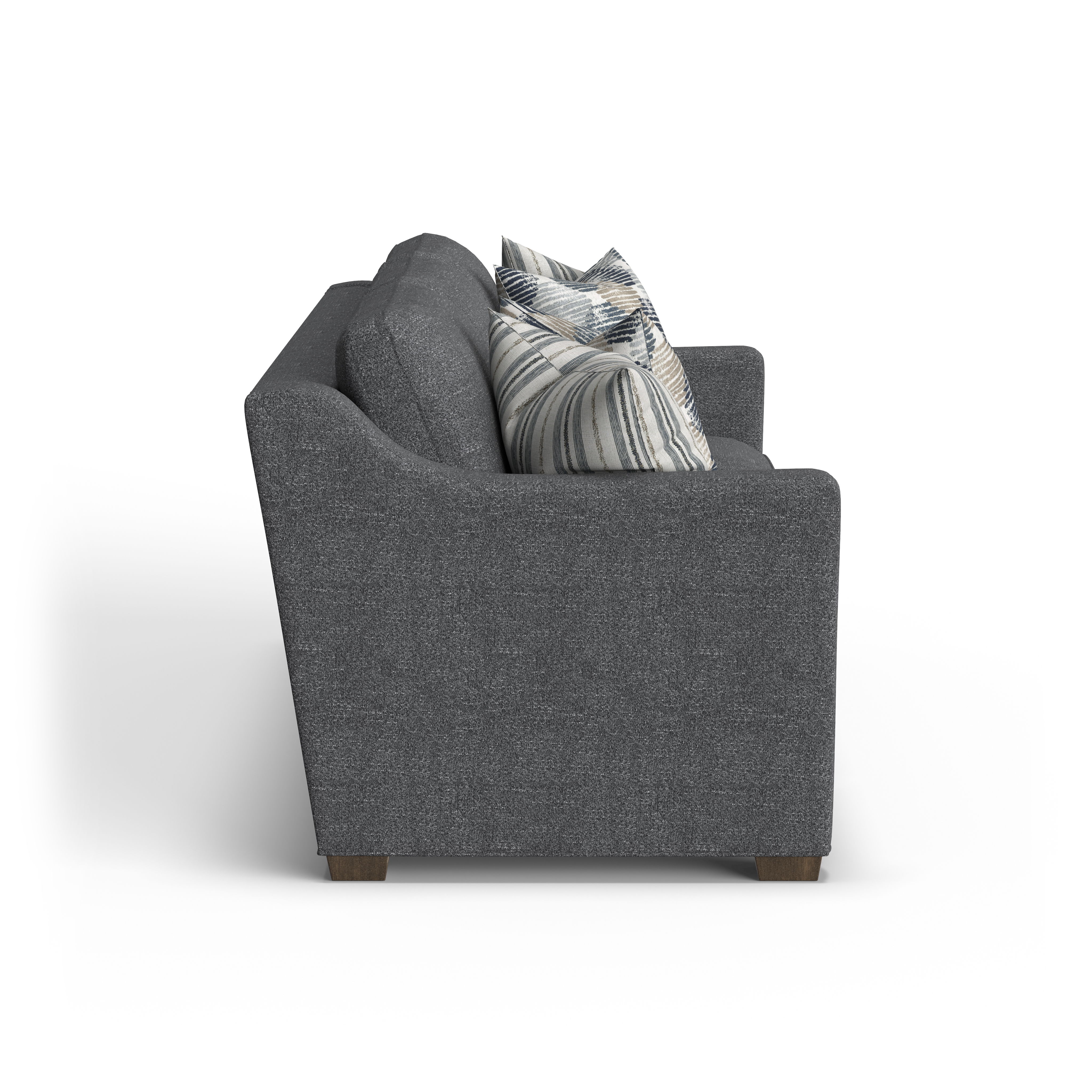 Milo - Fabric Sofa, gray, view 7
