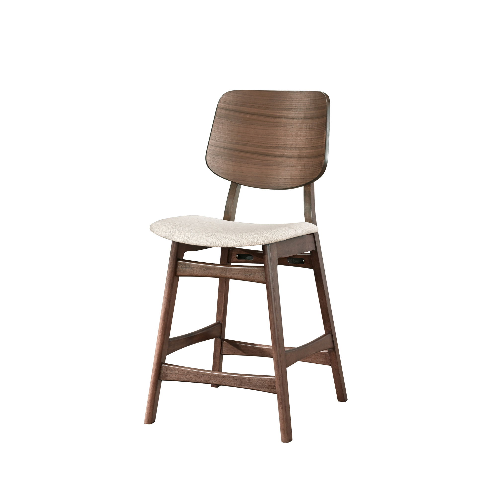 Oscar - Counter Chair (Set of 2) - Walnut