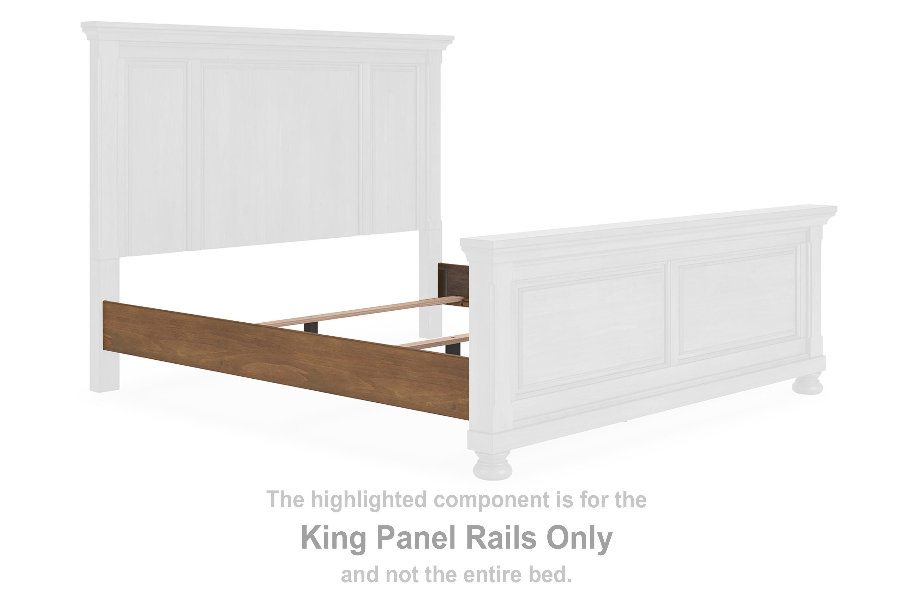Feddinger – King Panel Rails – Medium Brown