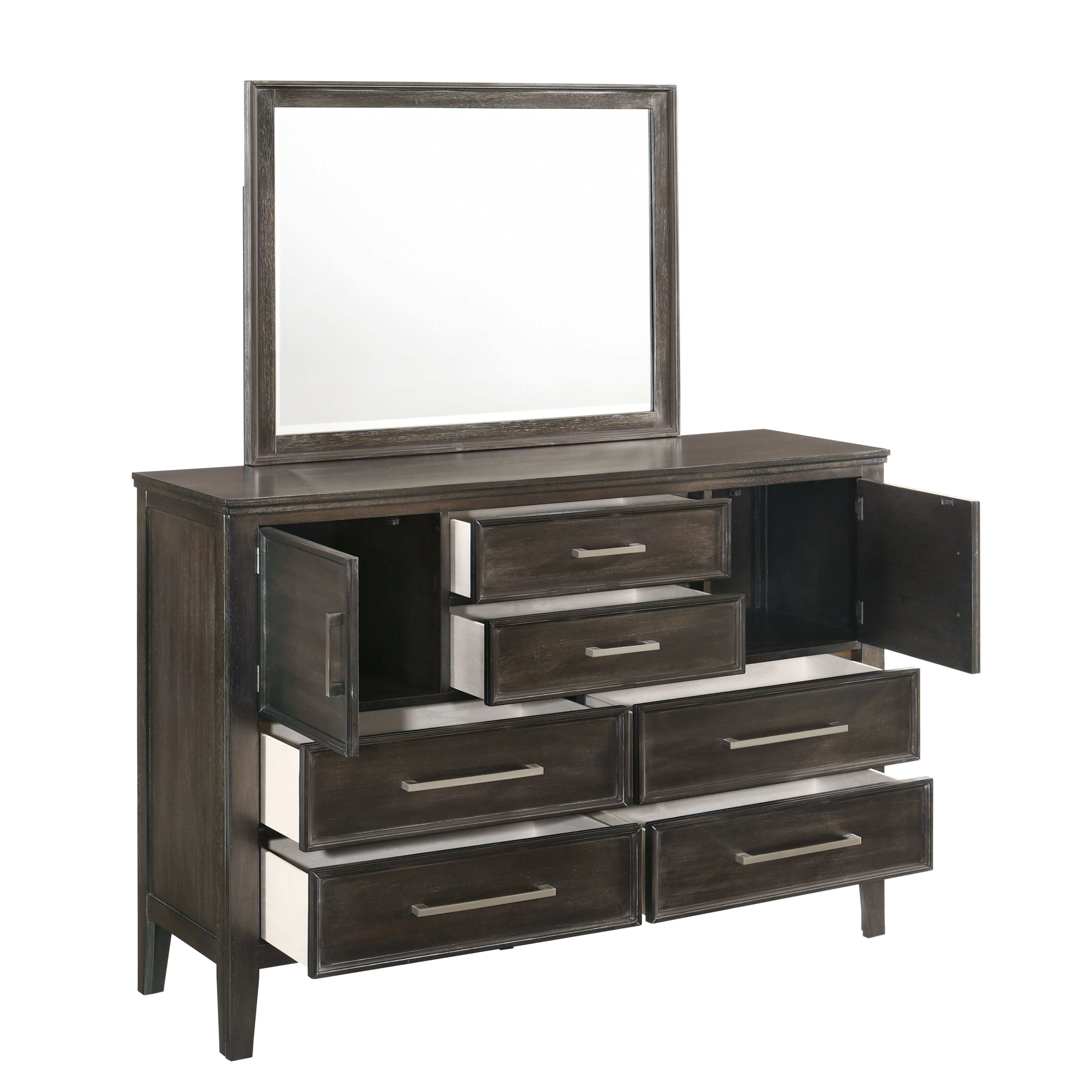 Andover - Dresser & Mirror - Nutmeg