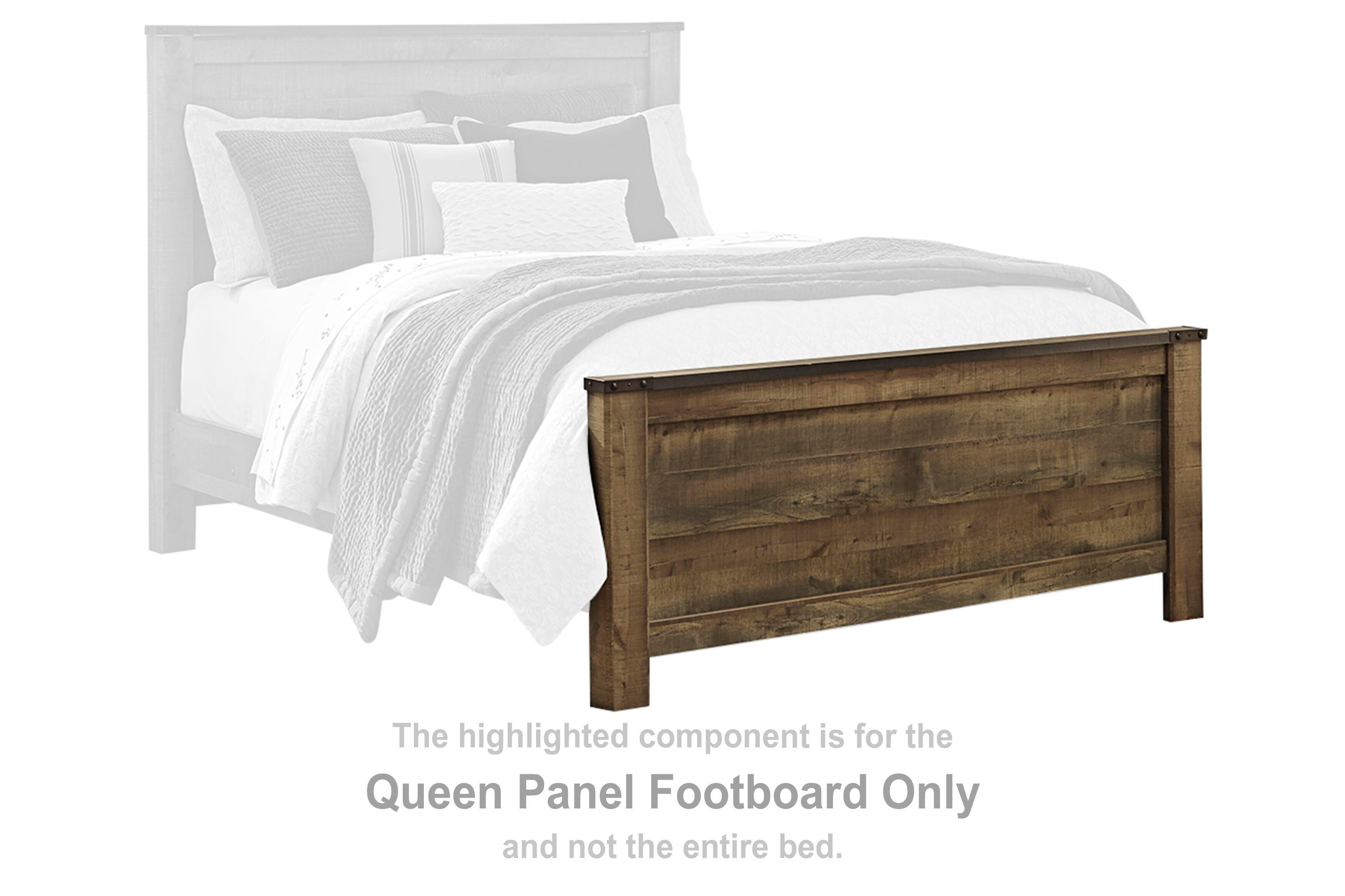 Trinell – Queen Panel Footboard – Brown