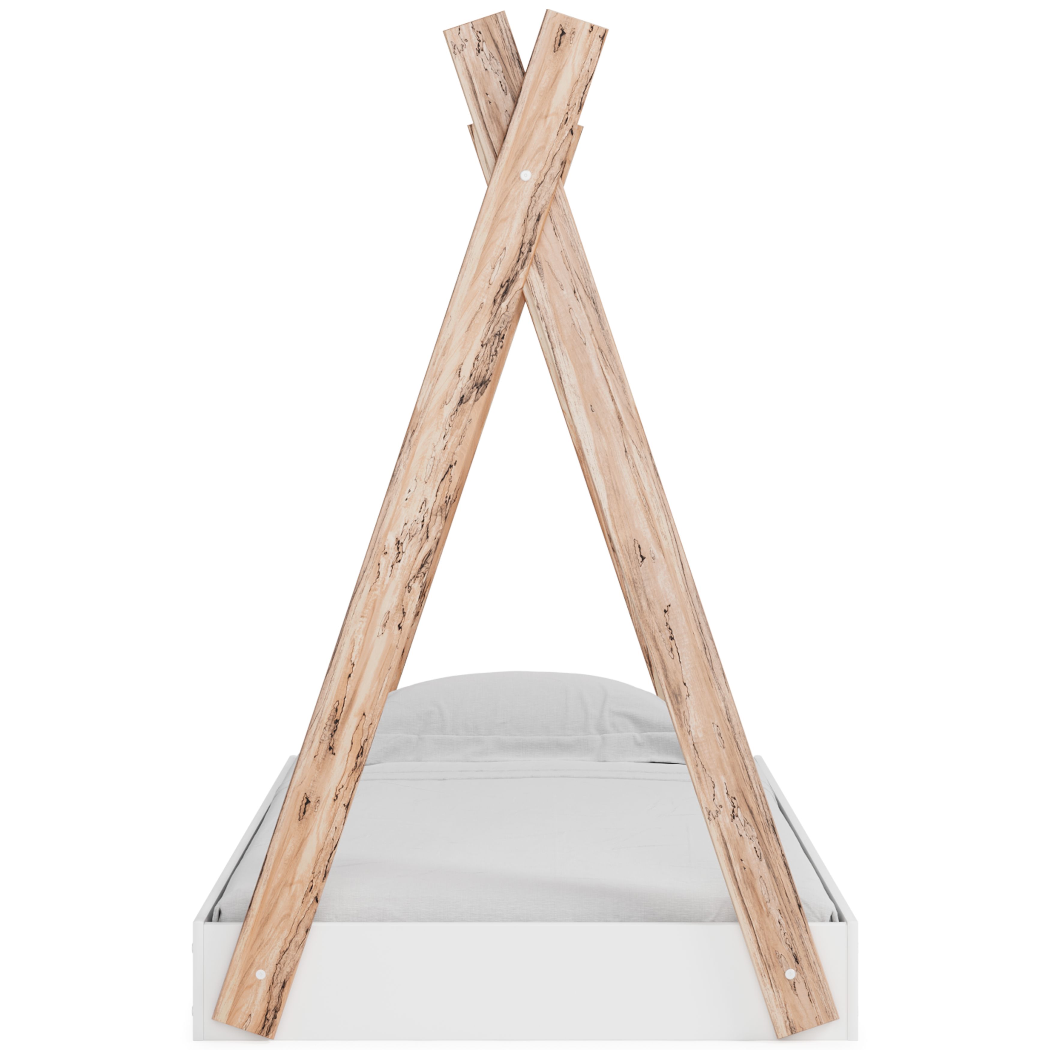 Piperton - Twin Tent Complete Bed in Box - Brown / White