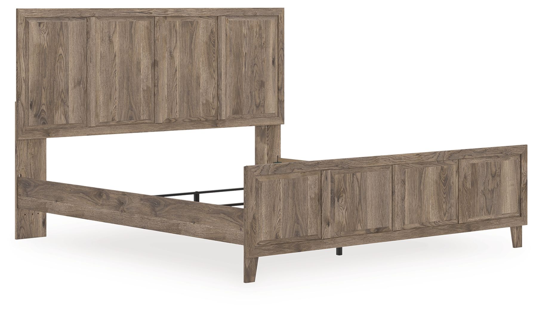 Rusticott - King Panel Bed - Brown