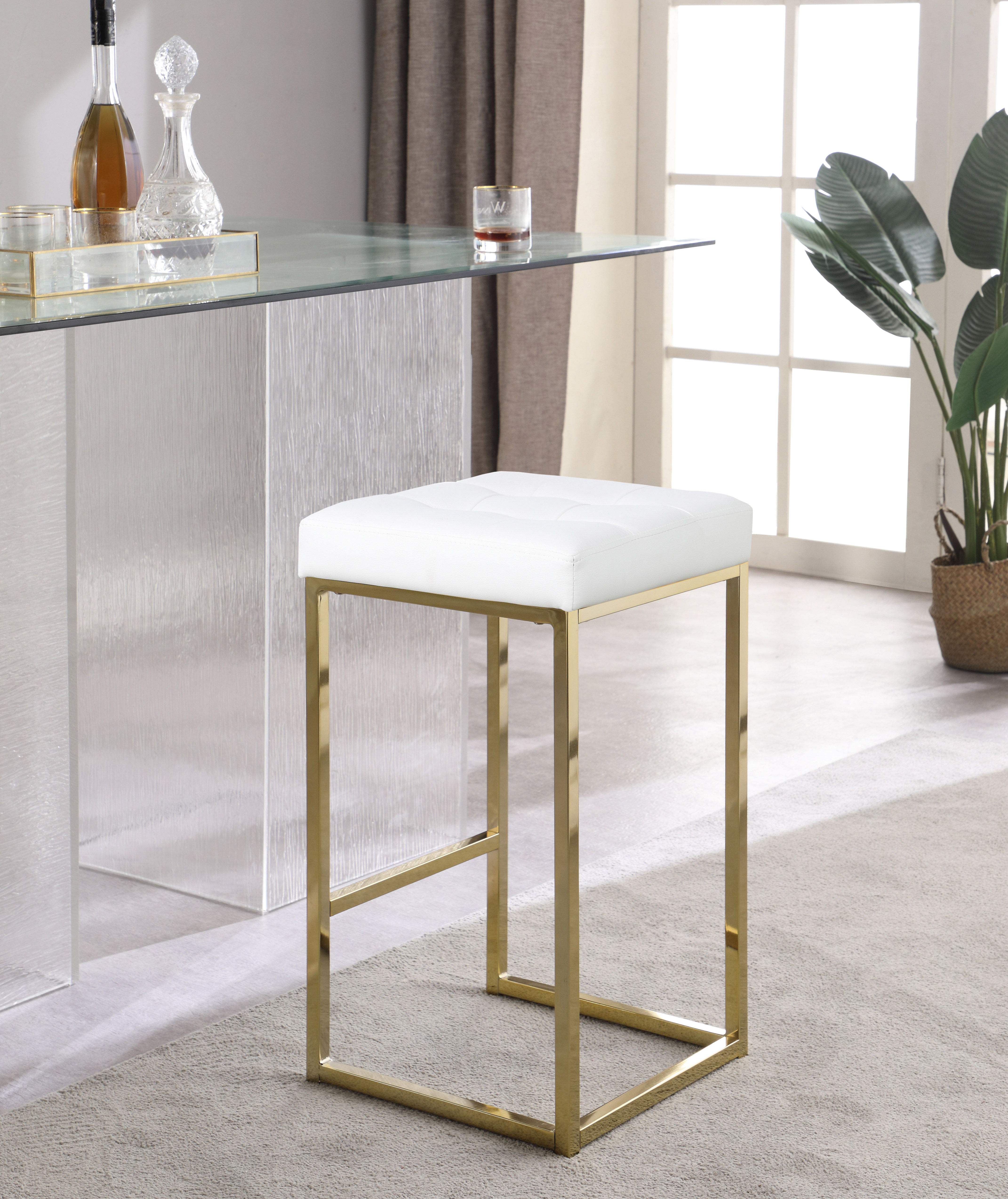 Nicola - Stool (Set of 2) - White