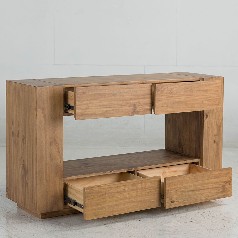 Harlan - Sofa Table - Oak, light brown, view 4