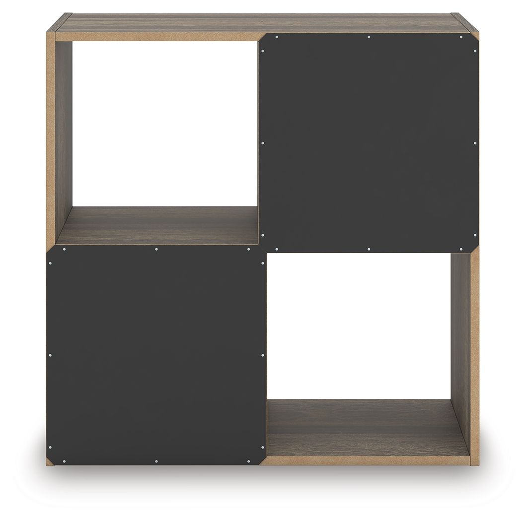 Ashley Furniture Shallifer - Four Cube Organizer - Brown - Image 5