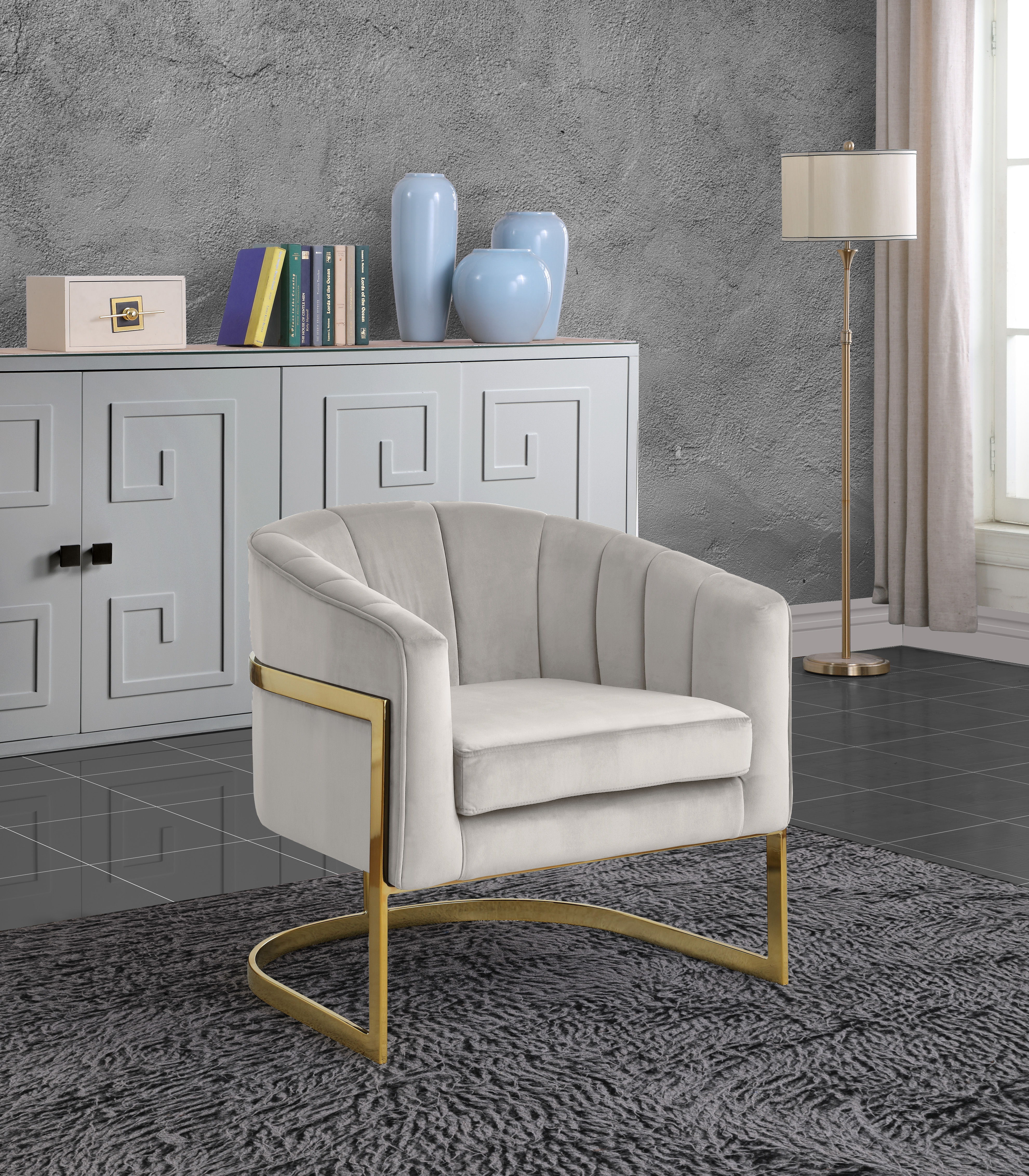 Carter - Accent Chair - Cream