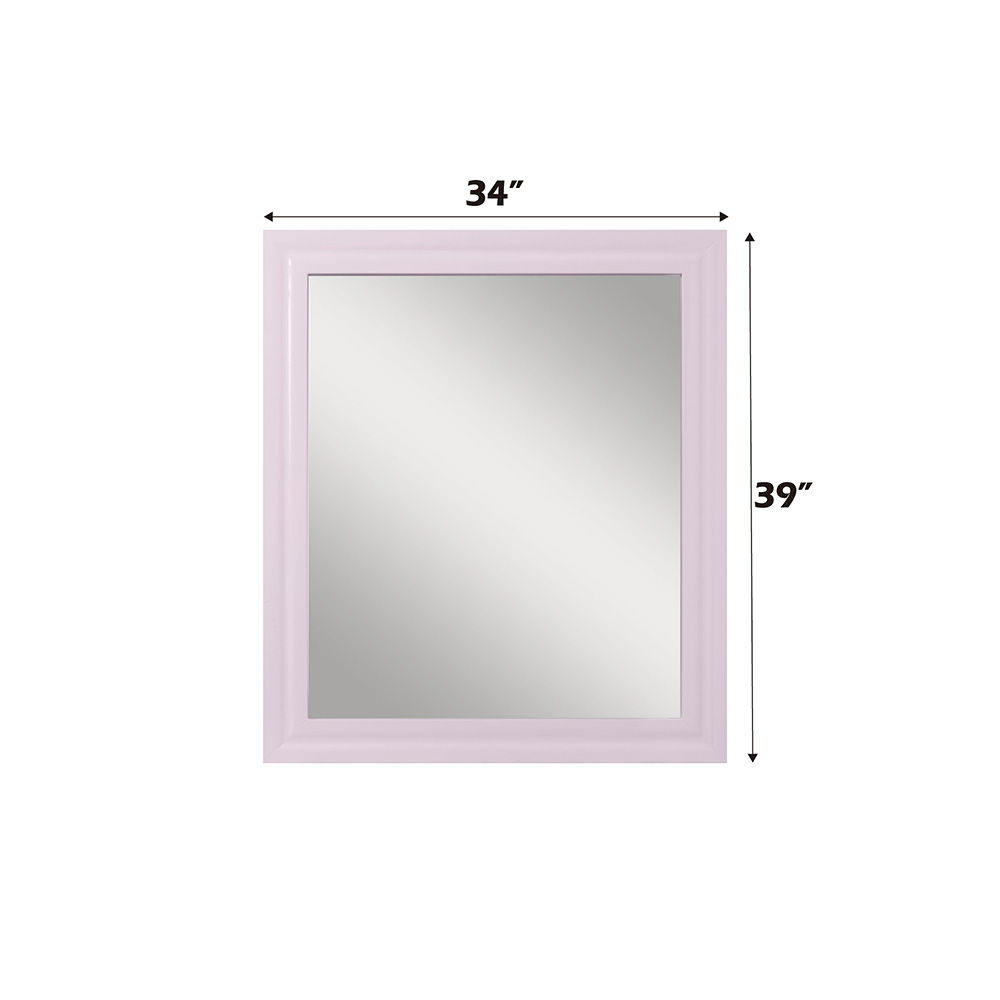 Gaines - Mirror - Pink High Gloss, pink, view 8