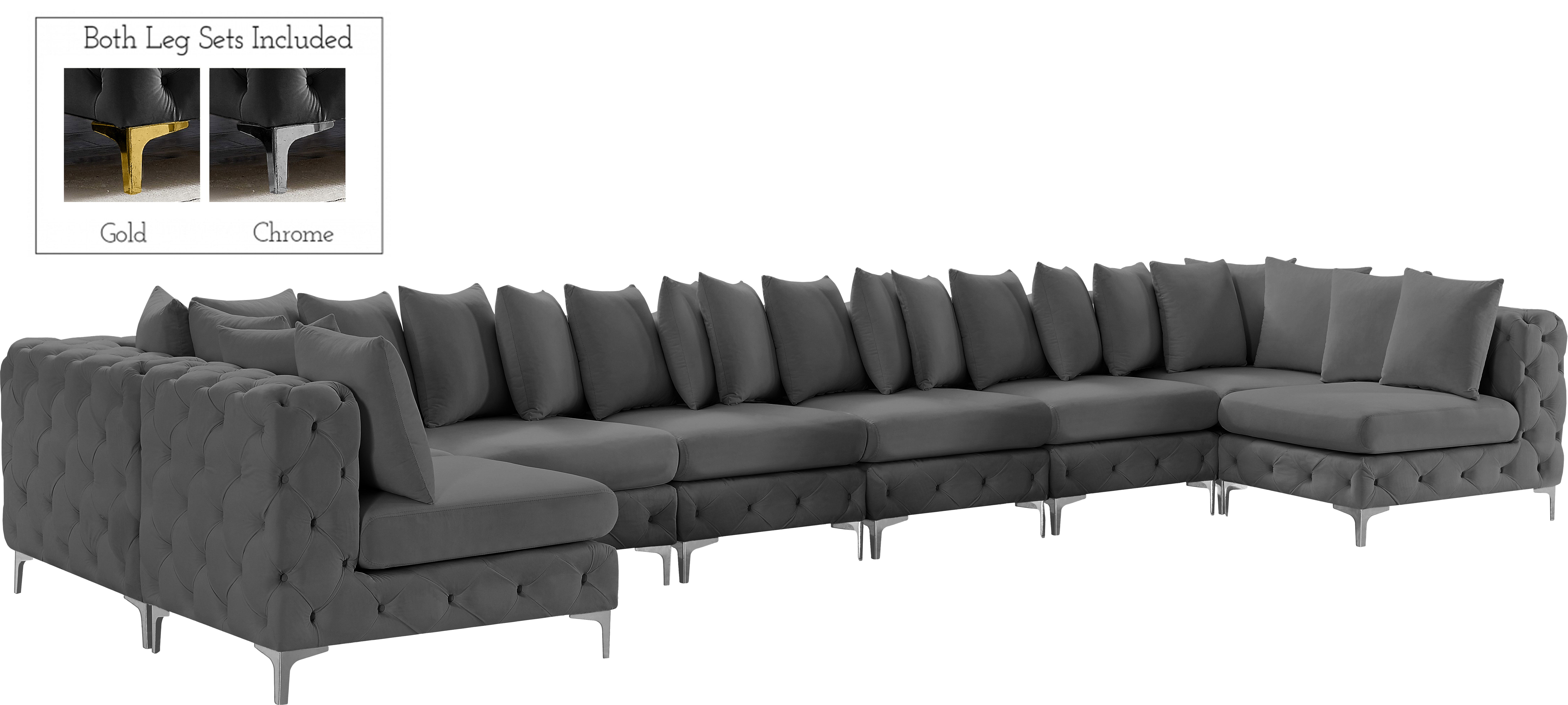 Tremblay - 9 Piece Modular Sectional - Gray
