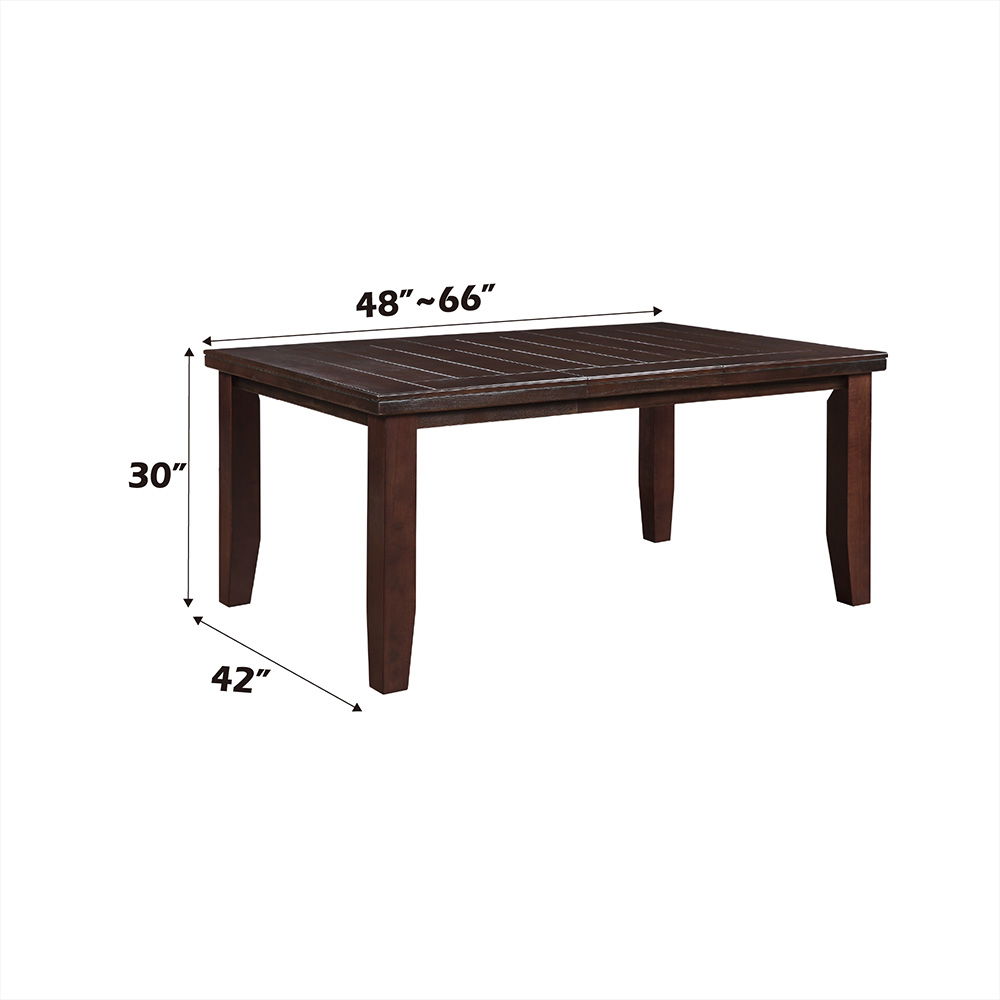 Urbana - 42" Dining Table - Cherry, dark brown, view 6