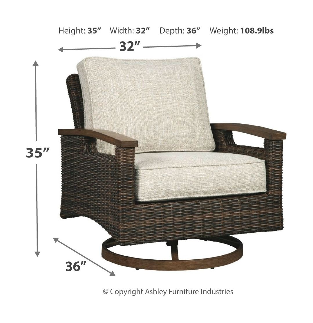 Ashley Furniture Paradise Trail - 3 Pc. - Lounge Set - Medium Brown - Image 4
