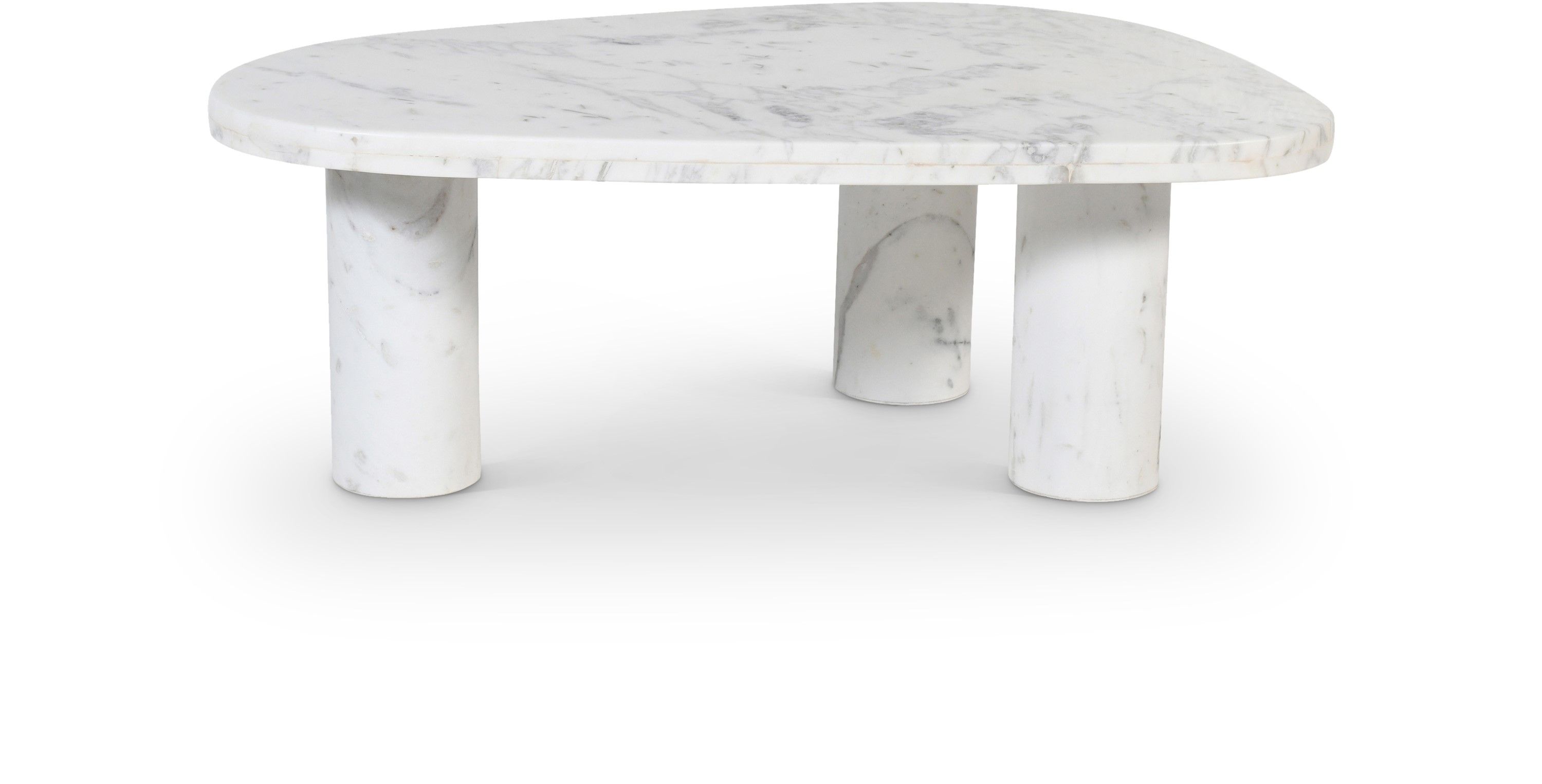 Messina - Coffee Table - White / Gray