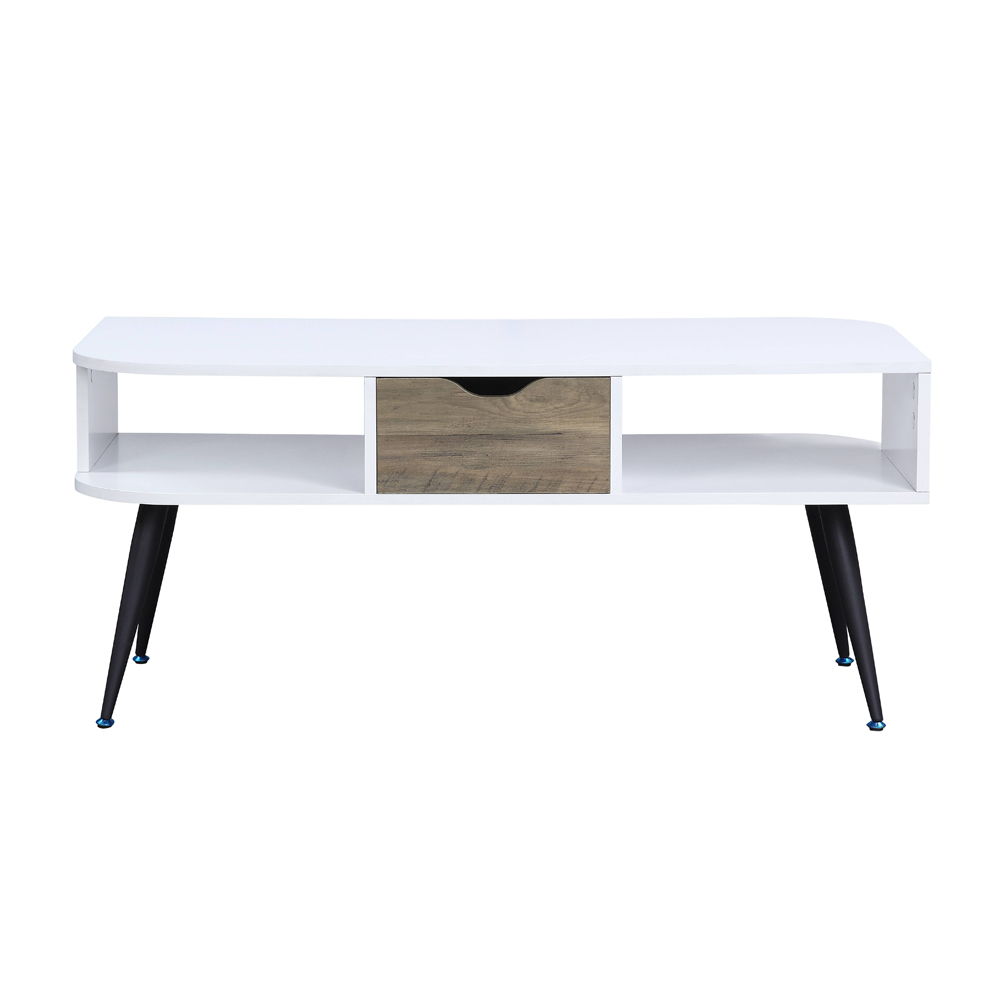 Halima - Coffee Table - White & Black, white, view 8