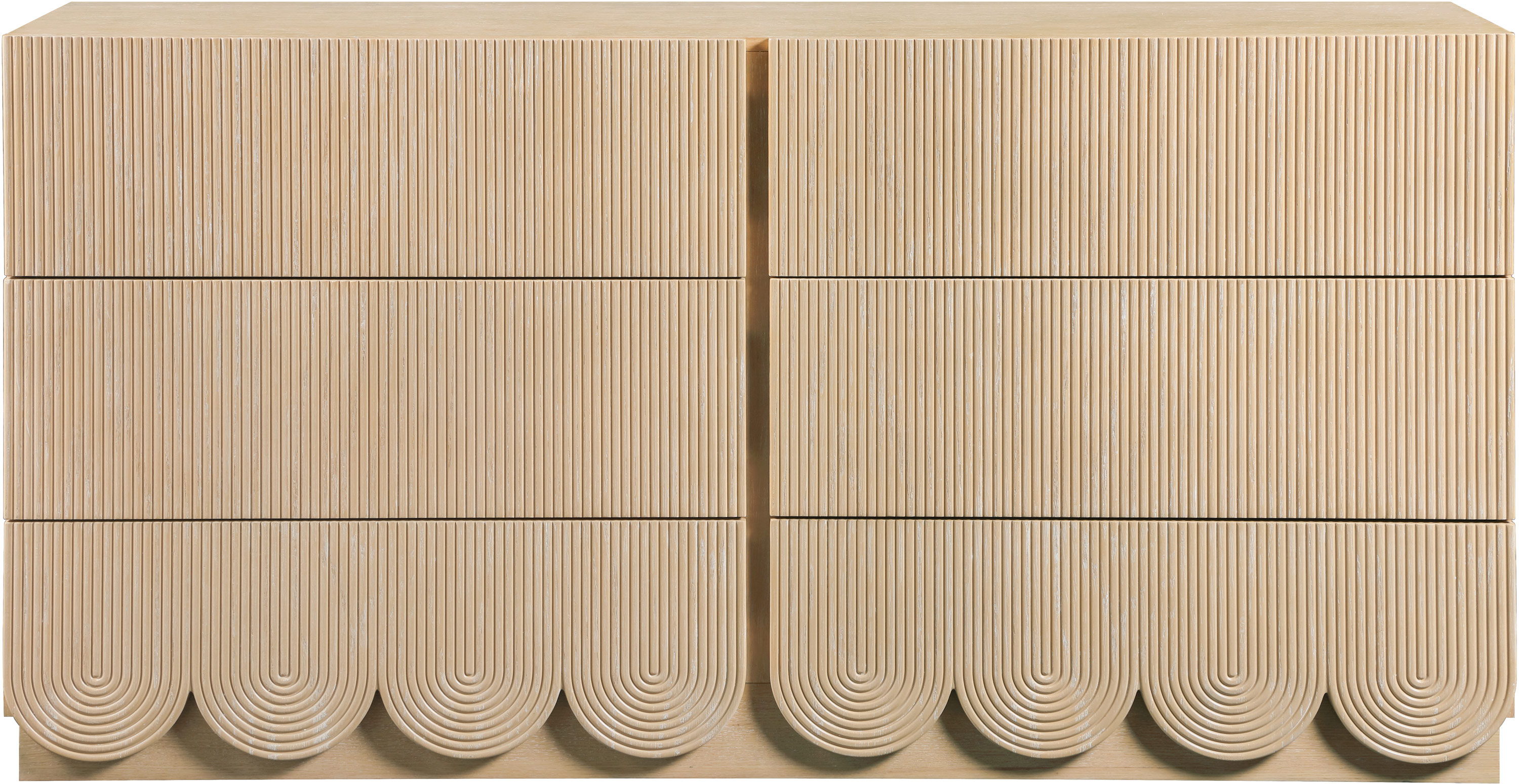 Scallop - Dresser - Natural