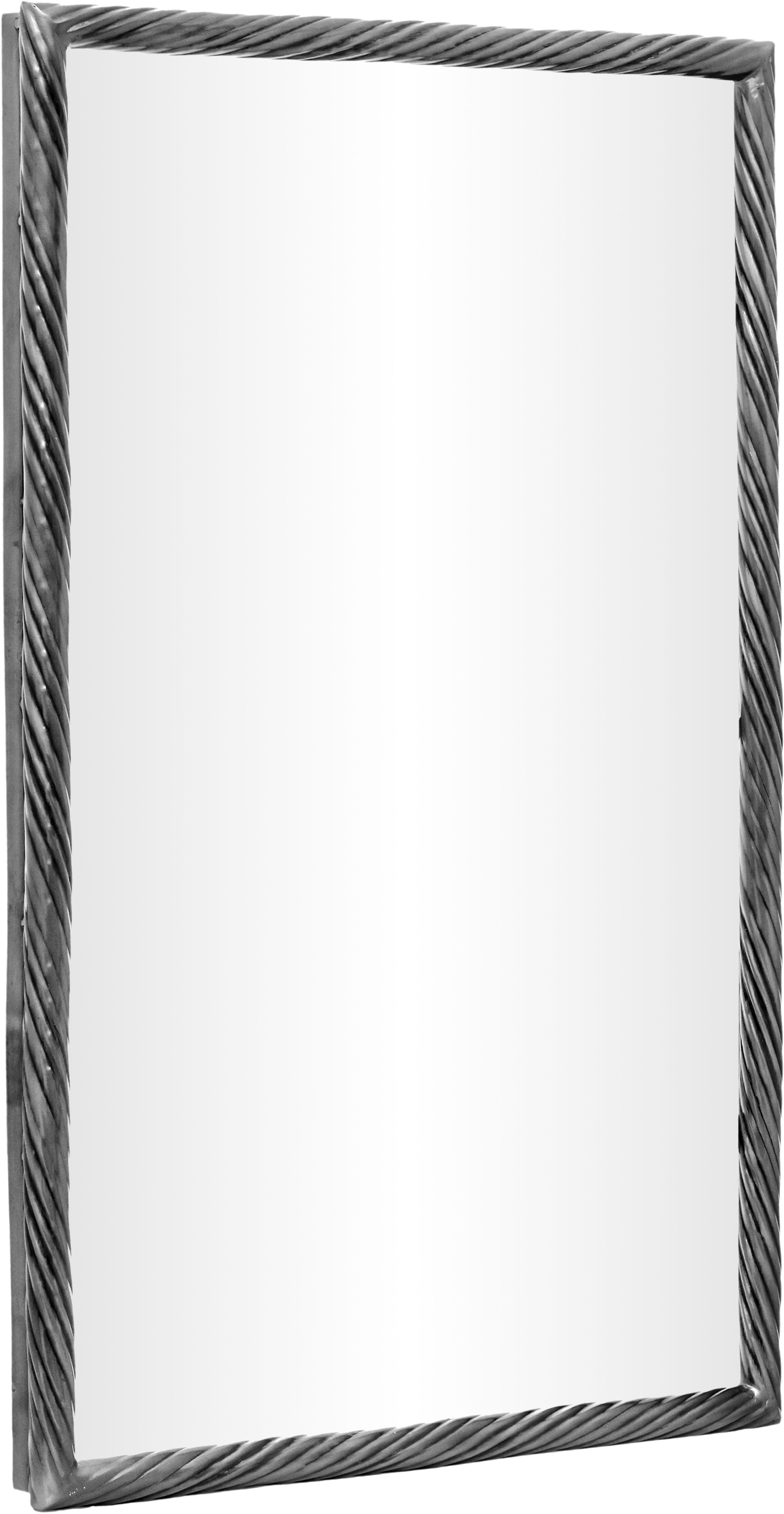 Avara - 31" x 47" Iron Mirror - Silver