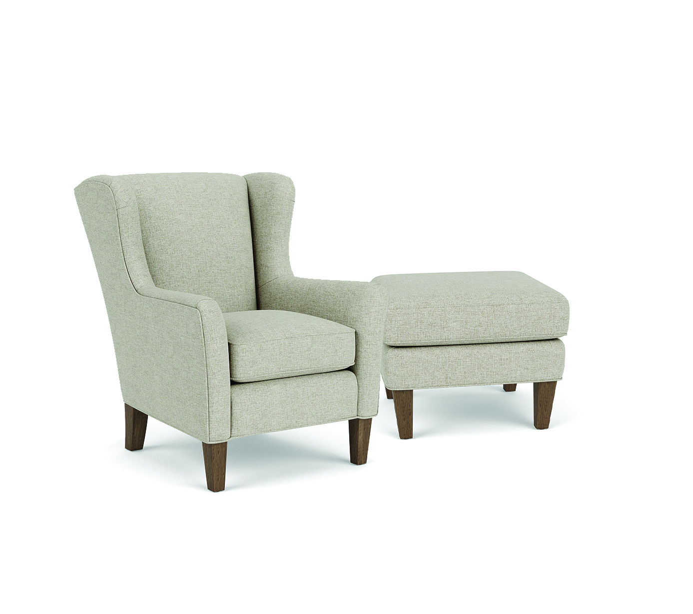 Ace - Fabric Chair, dark brown, view 4