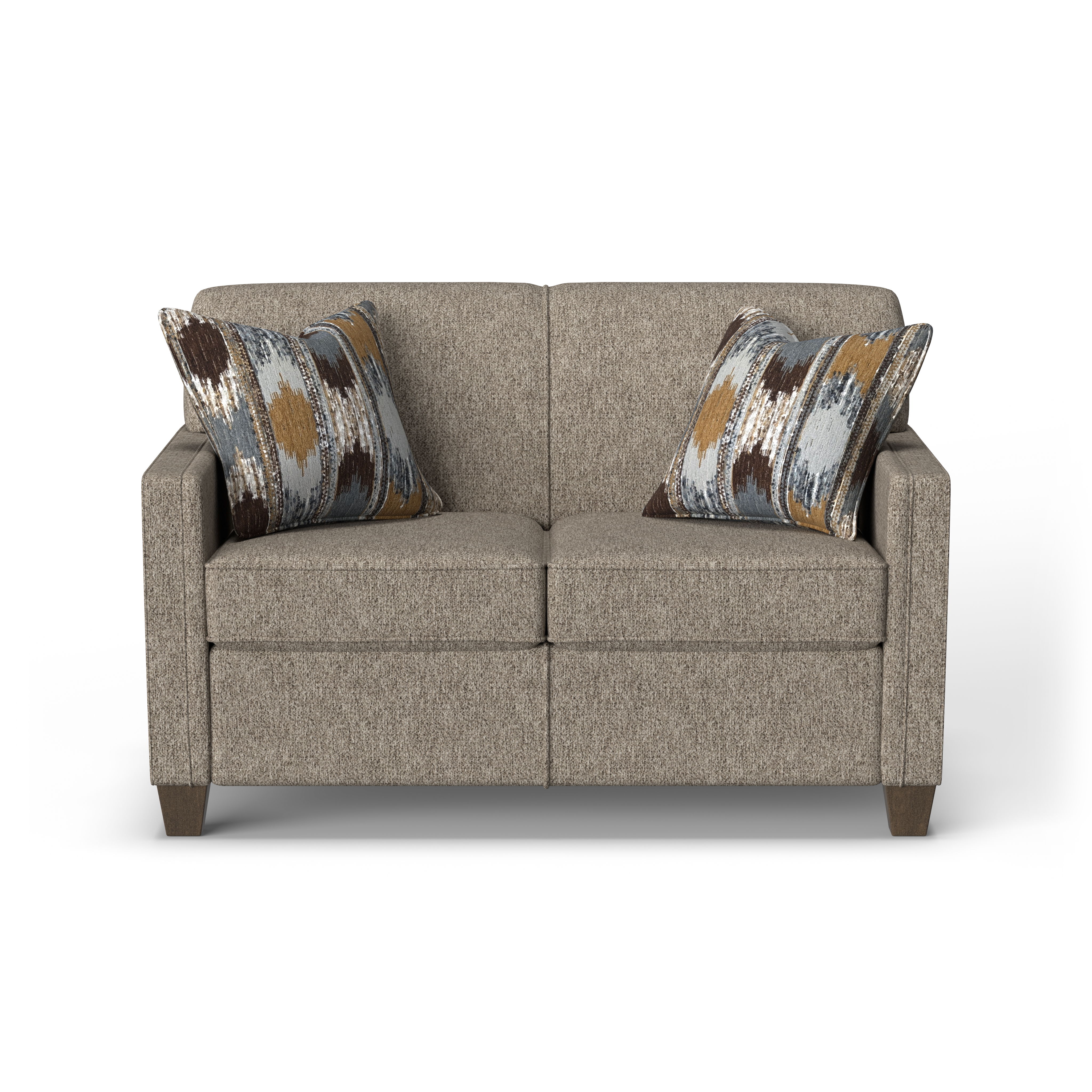 Nora - Fabric Loveseat, gray, view 6