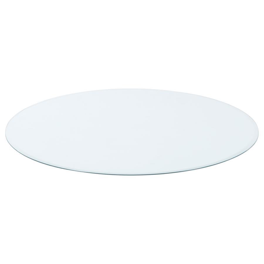 45\" 6mm Round Glass Table Top - Clear