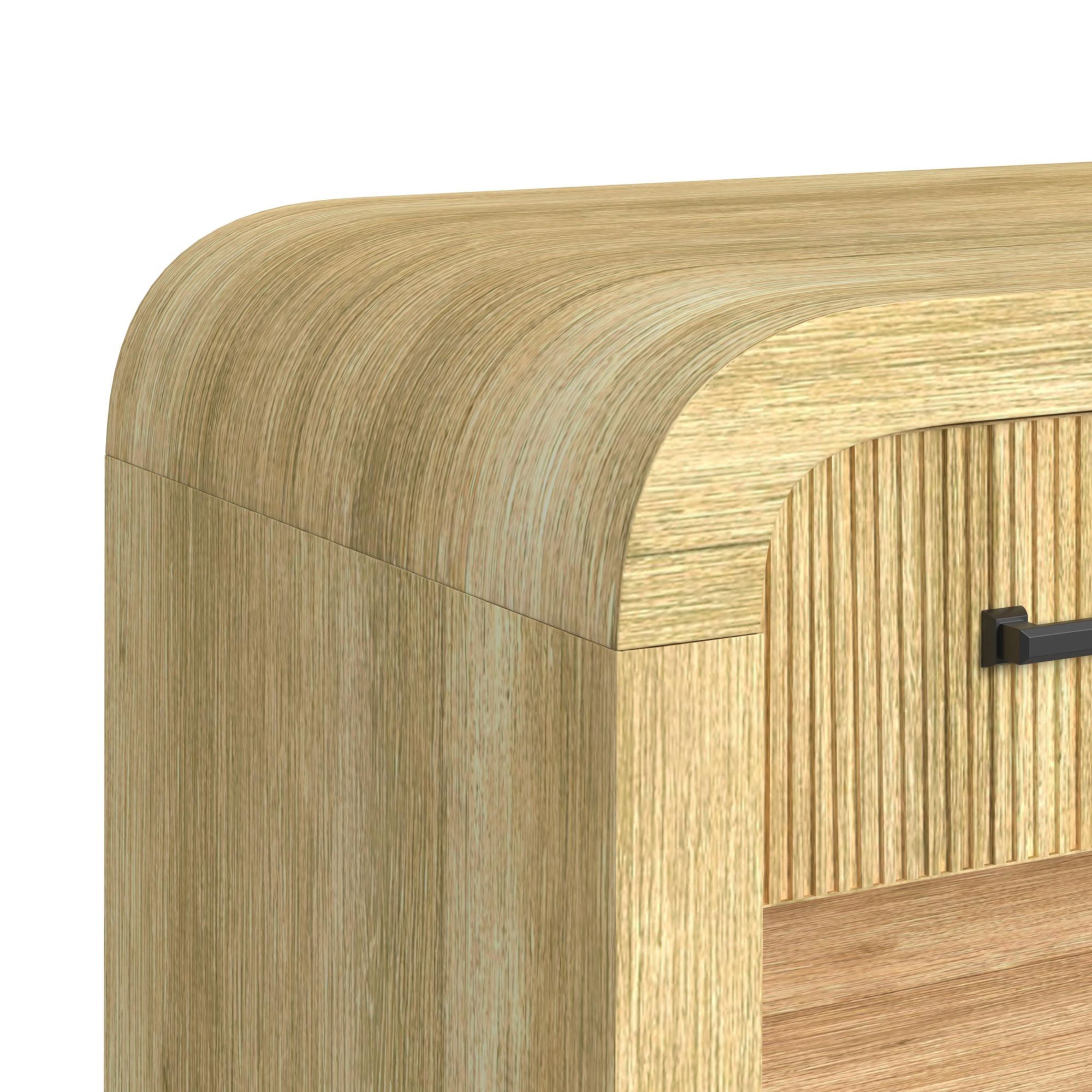Ridgemont - Dressing Table And Mirror - Natural